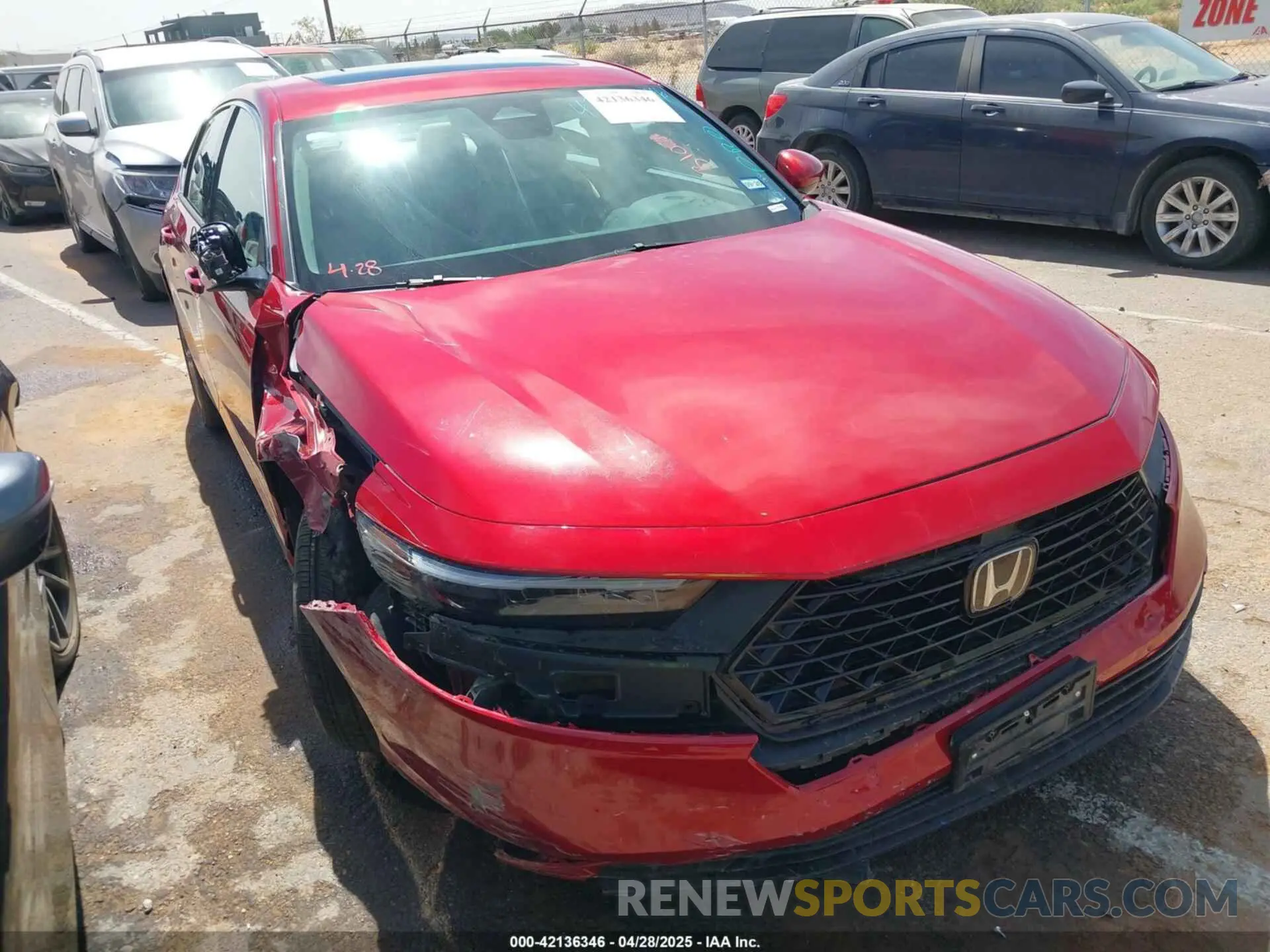 1 Photograph of a damaged car 1HGCY1F32RA068127 HONDA ACCORD 2024