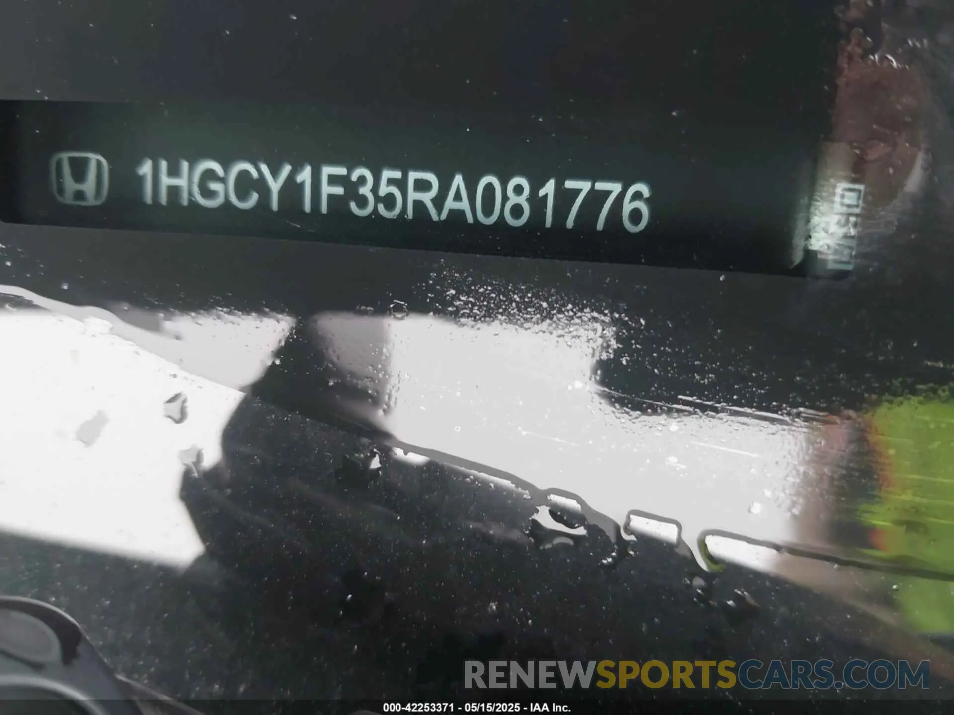 17 Photograph of a damaged car 1HGCY1F35RA081776 HONDA ACCORD 2024