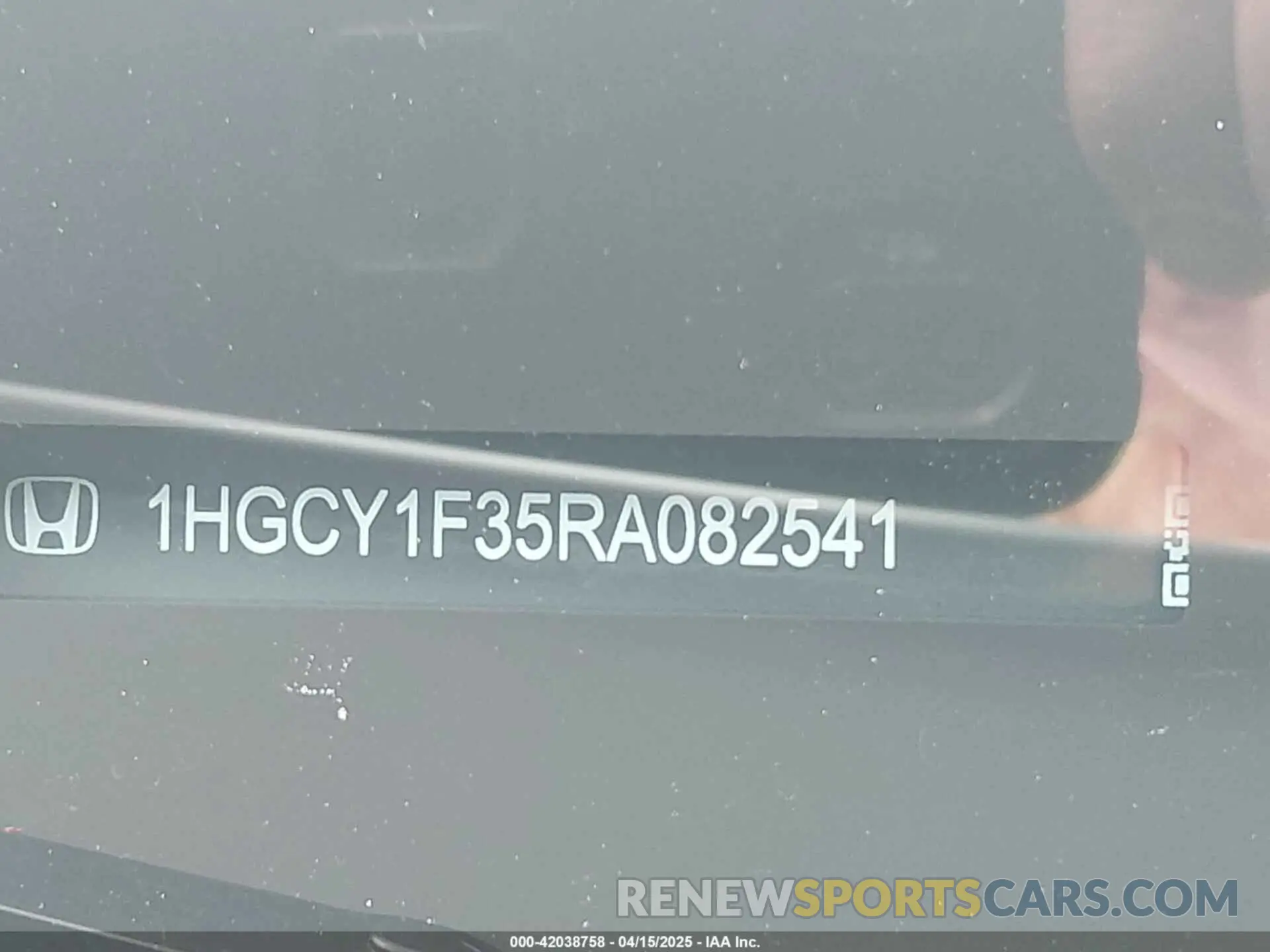 18 Photograph of a damaged car 1HGCY1F35RA082541 HONDA ACCORD 2024
