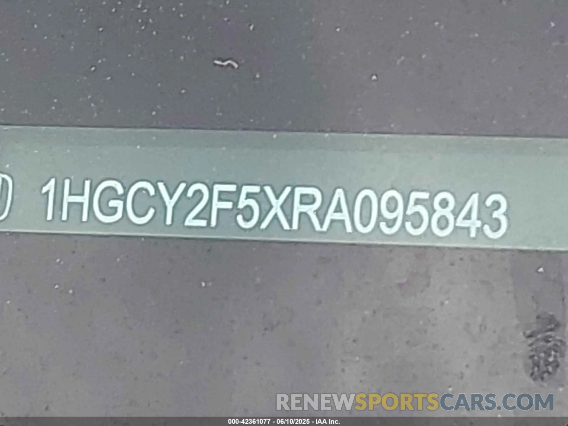 18 Photograph of a damaged car 1HGCY2F5XRA095843 HONDA ACCORD 2024