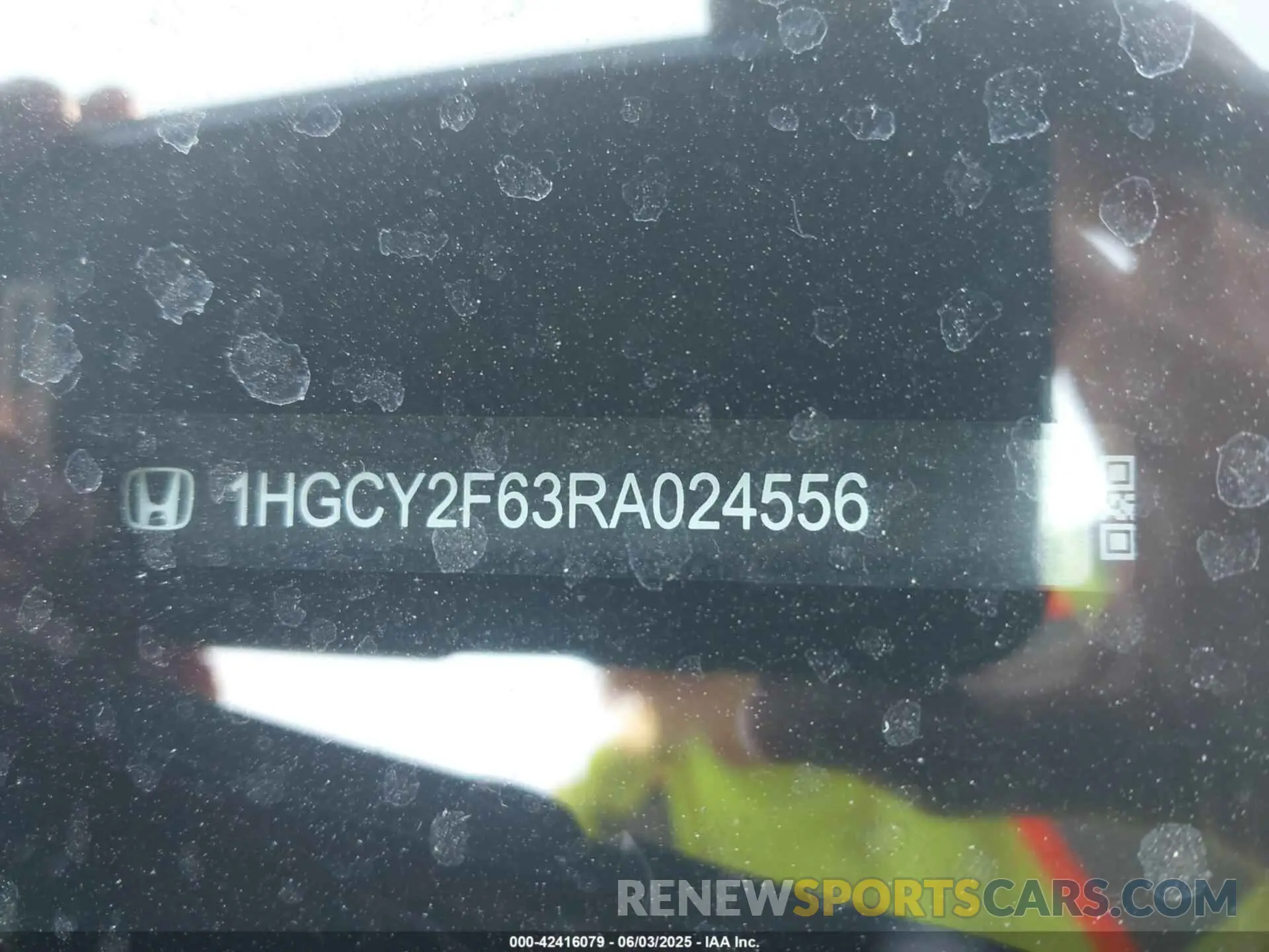 8 Photograph of a damaged car 1HGCY2F63RA024556 HONDA ACCORD 2024