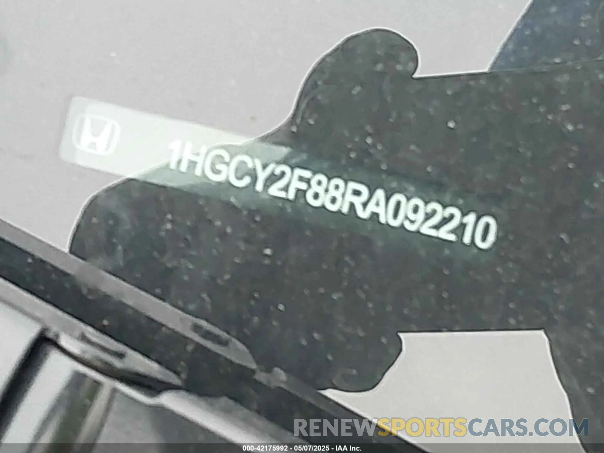 17 Photograph of a damaged car 1HGCY2F88RA092210 HONDA ACCORD 2024