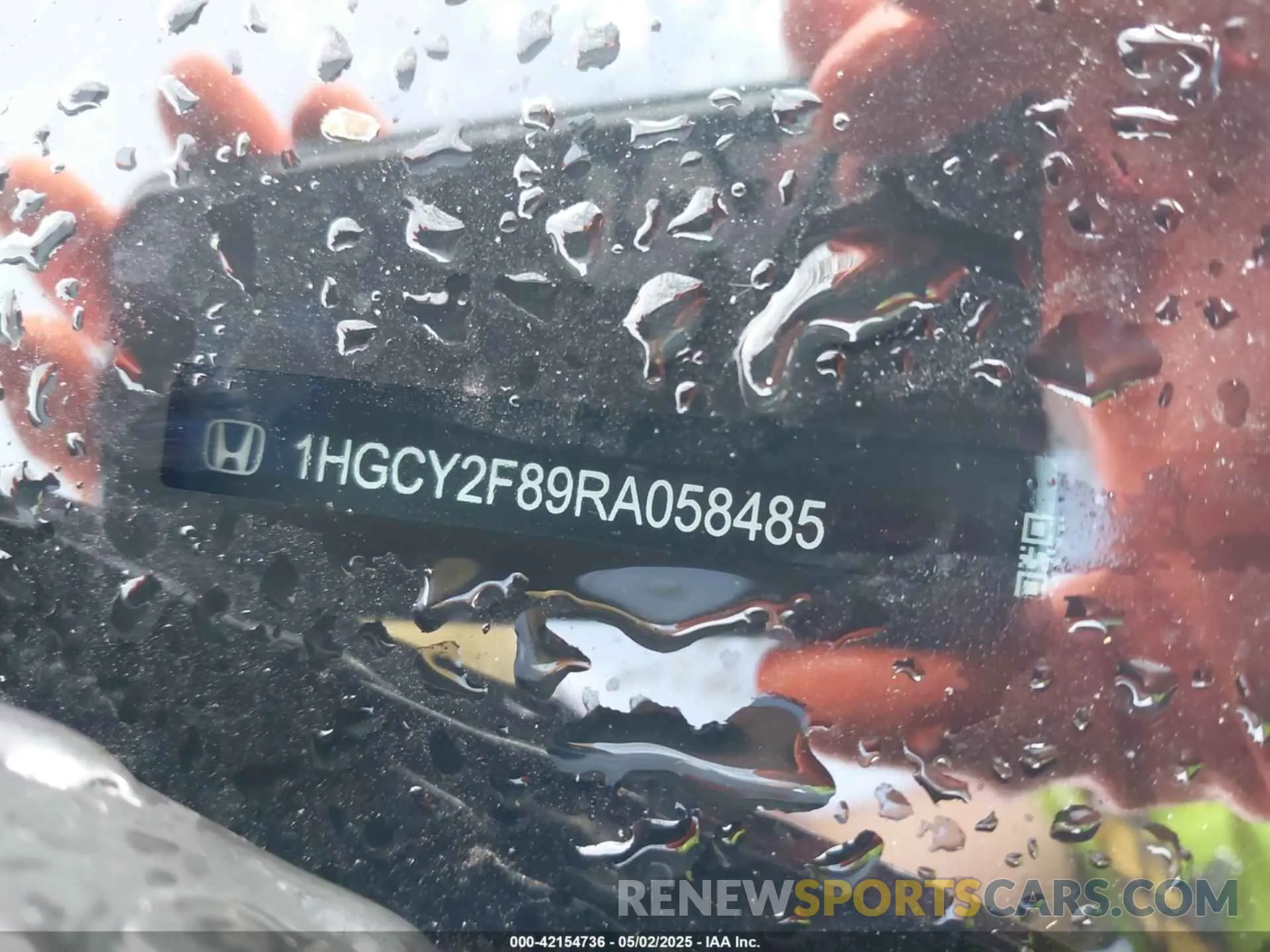 17 Photograph of a damaged car 1HGCY2F89RA058485 HONDA ACCORD 2024