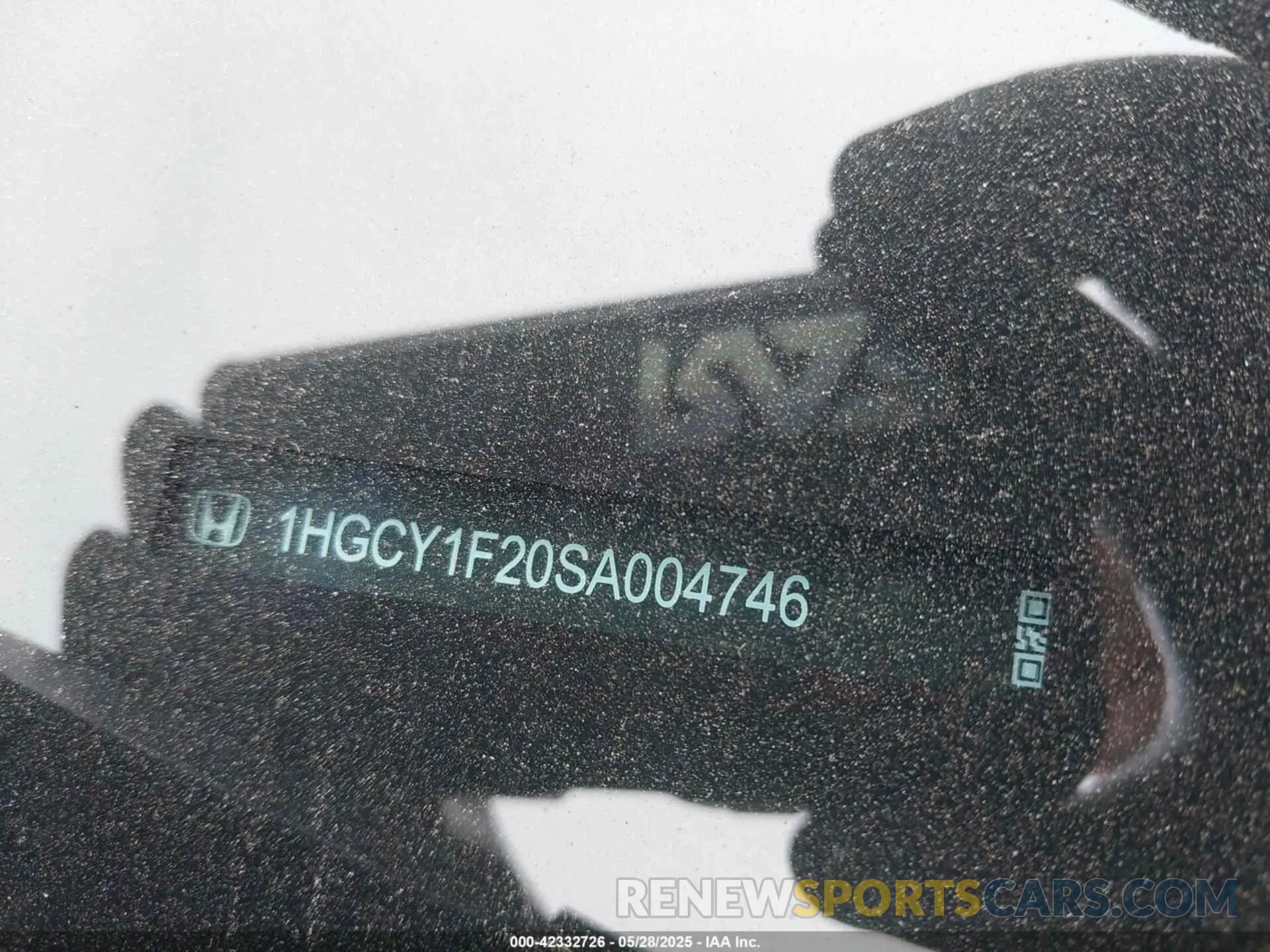 17 Photograph of a damaged car 1HGCY1F20SA004746 HONDA ACCORD 2025