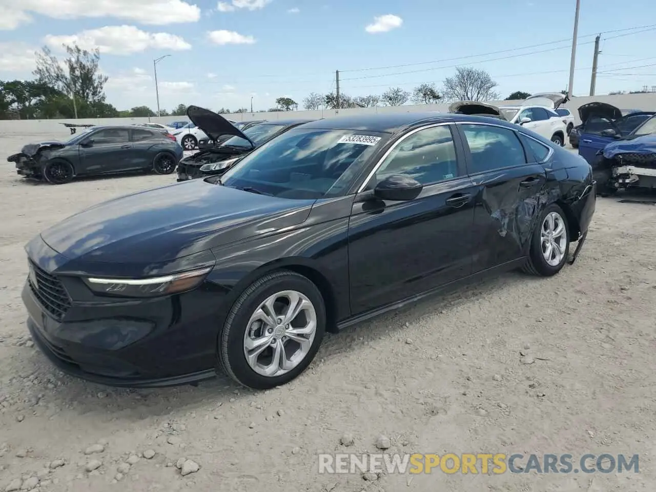 1 Photograph of a damaged car 1HGCY1F21SA007672 HONDA ACCORD 2025