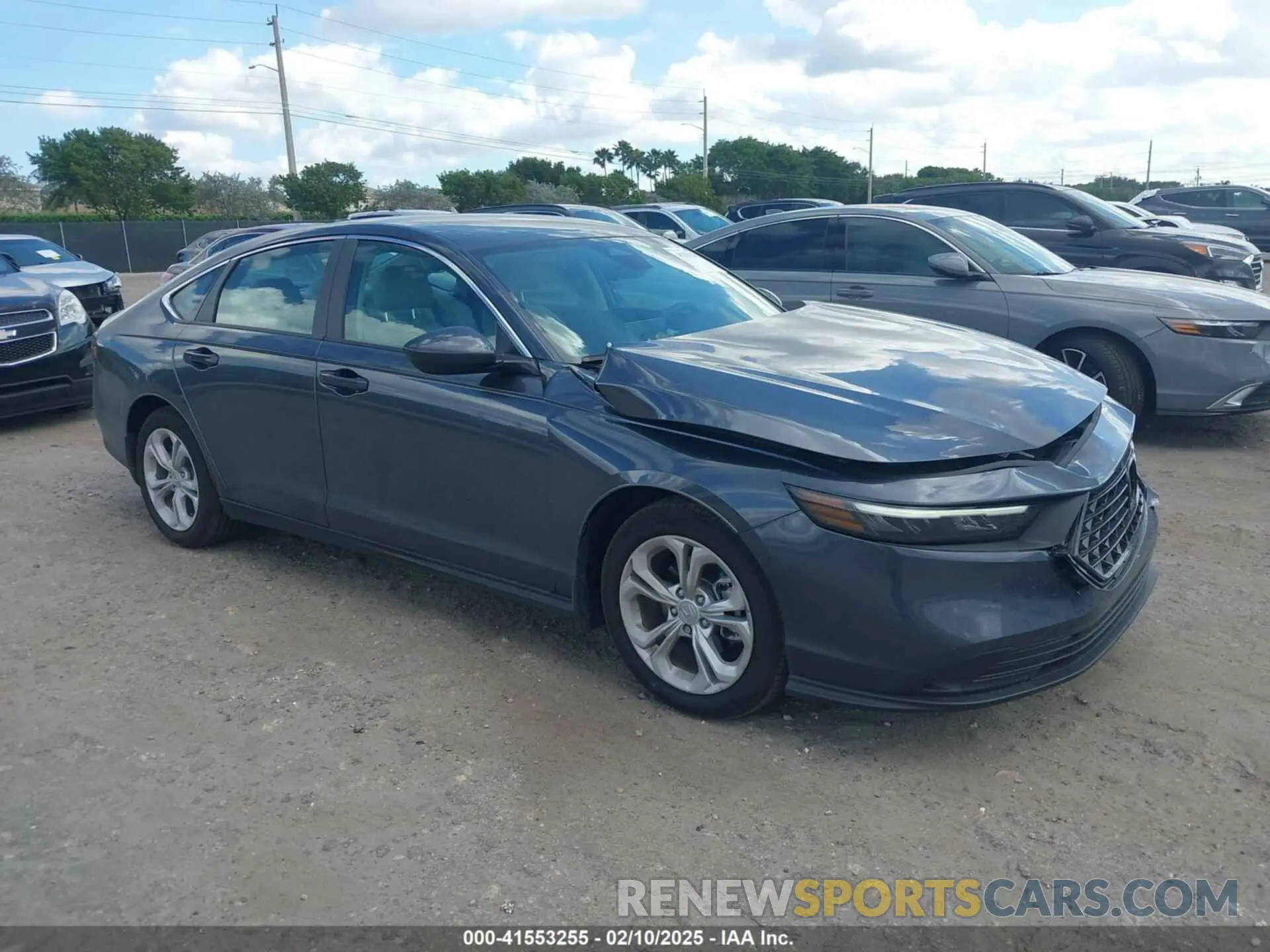 1 Photograph of a damaged car 1HGCY1F23SA001680 HONDA ACCORD 2025
