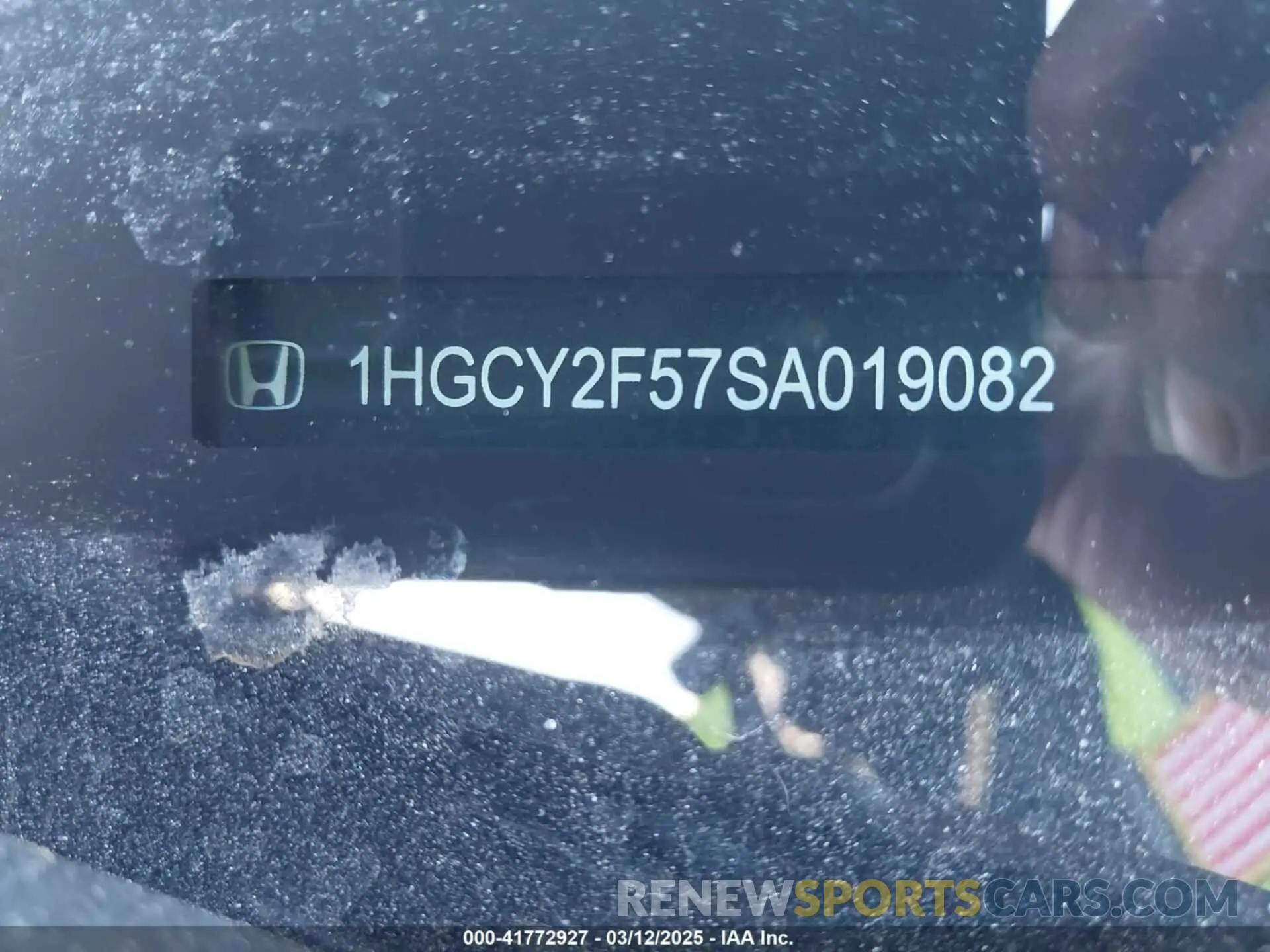 9 Photograph of a damaged car 1HGCY2F57SA019082 HONDA ACCORD 2025
