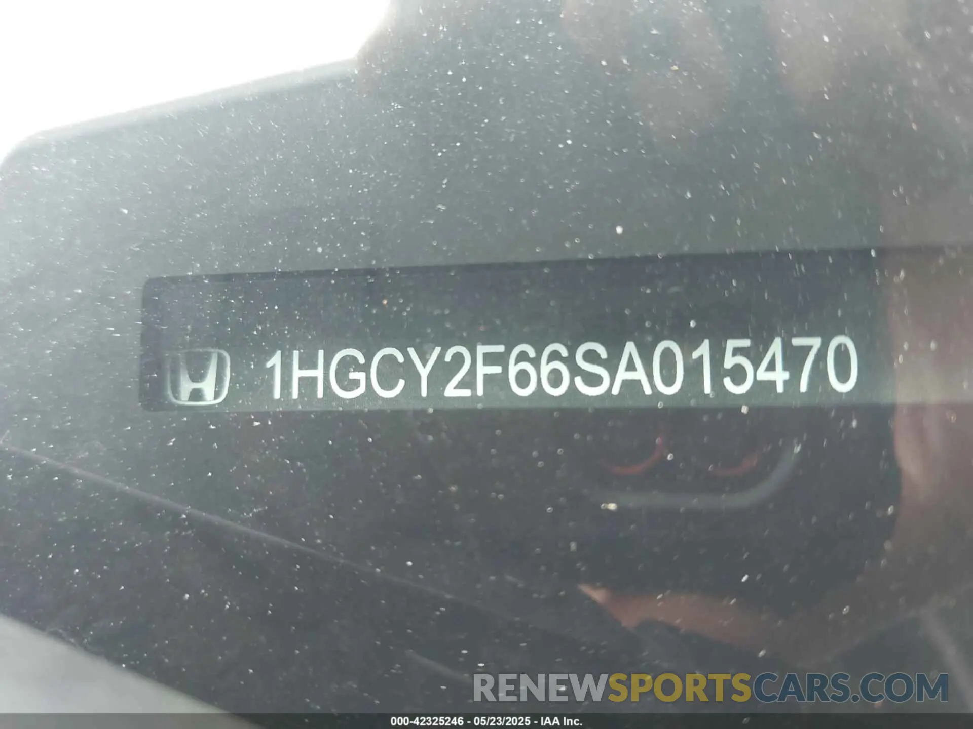 9 Photograph of a damaged car 1HGCY2F66SA015470 HONDA ACCORD 2025