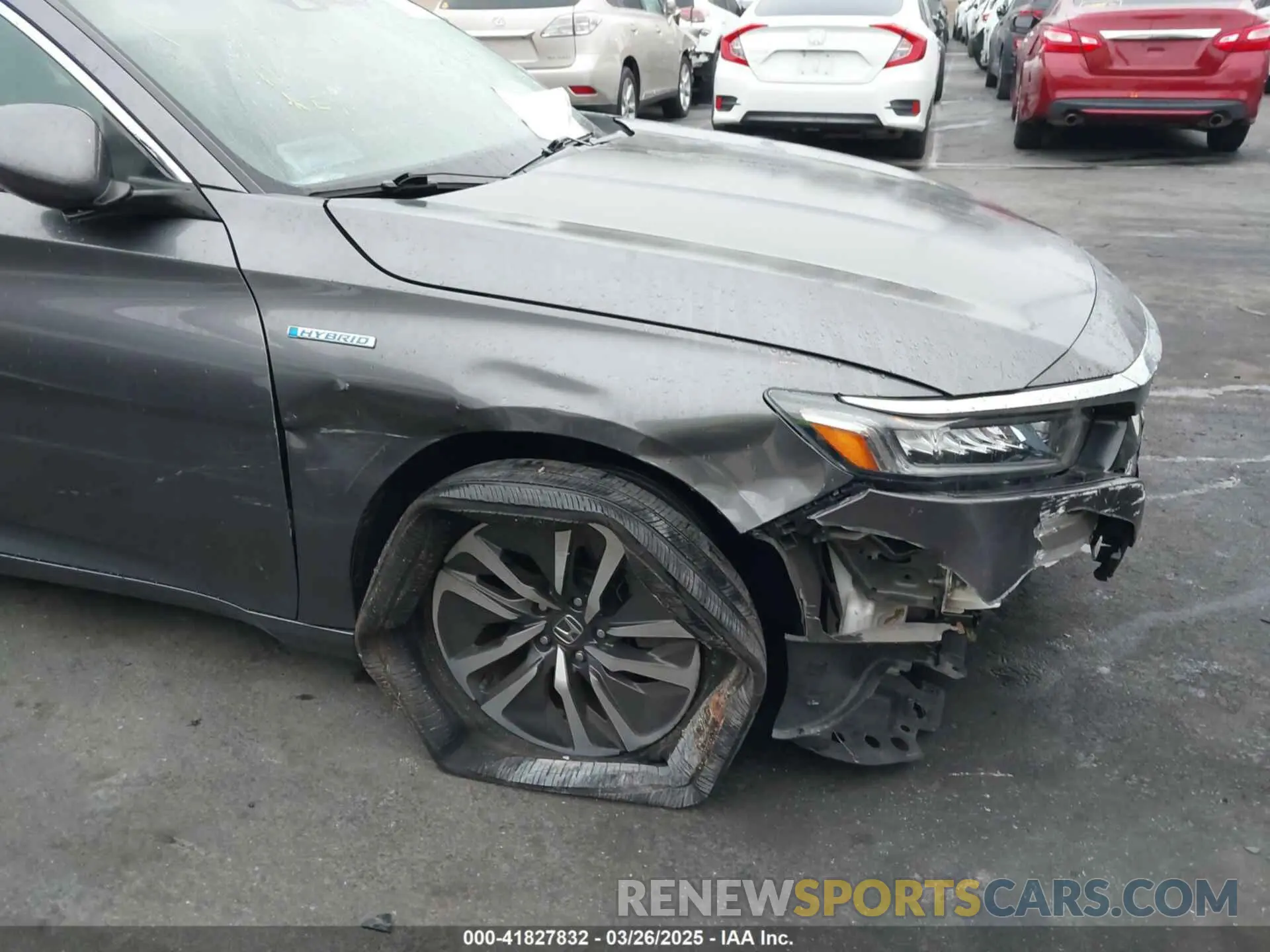 12 Photograph of a damaged car 1HGCV3F10KA017539 HONDA ACCORD HYBRID 2019