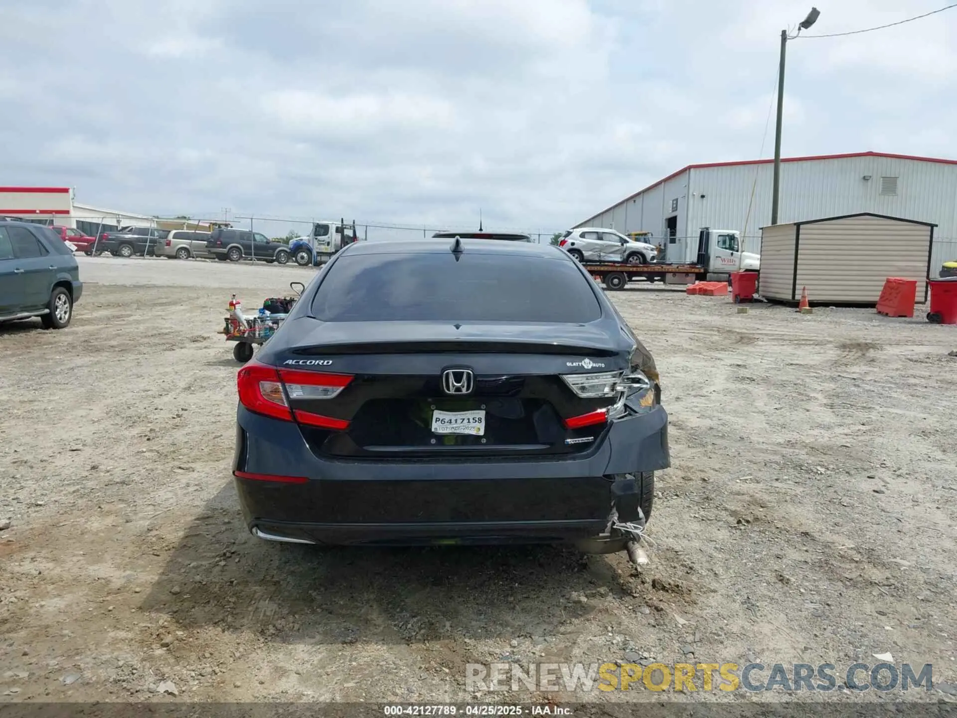 16 Photograph of a damaged car 1HGCV3F17KA010975 HONDA ACCORD HYBRID 2019