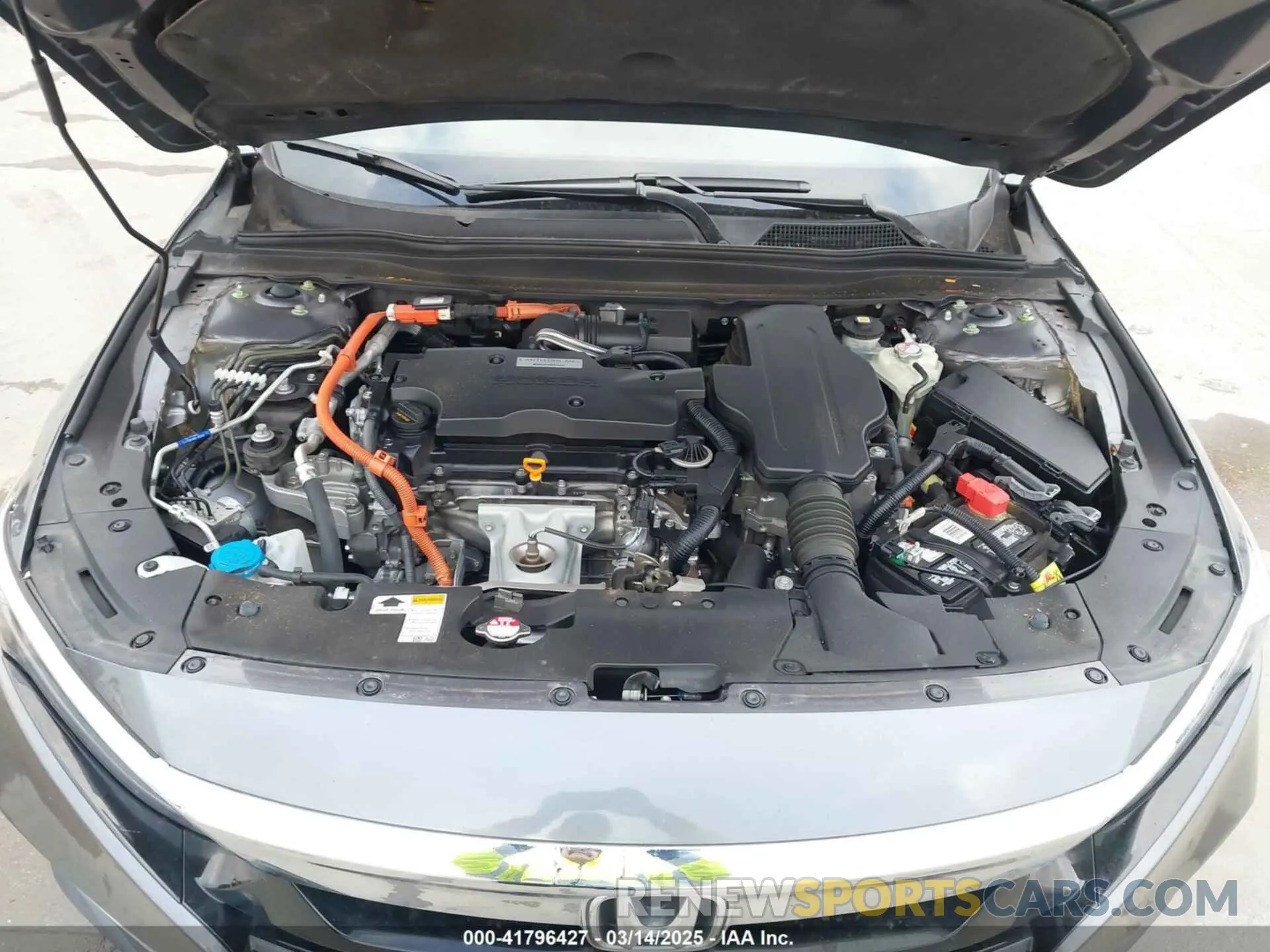 10 Photograph of a damaged car 1HGCV3F17KA019711 HONDA ACCORD HYBRID 2019