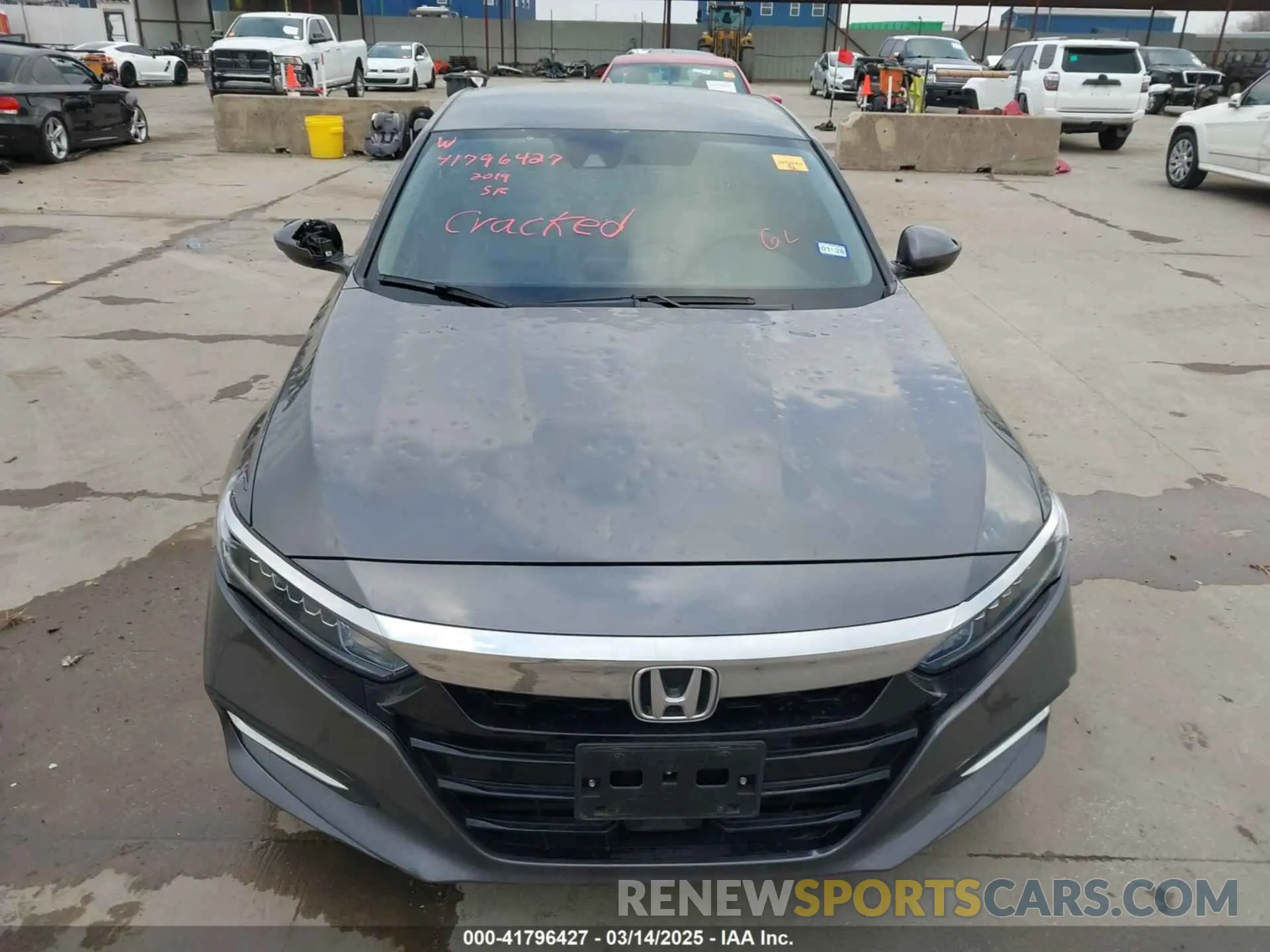 6 Photograph of a damaged car 1HGCV3F17KA019711 HONDA ACCORD HYBRID 2019