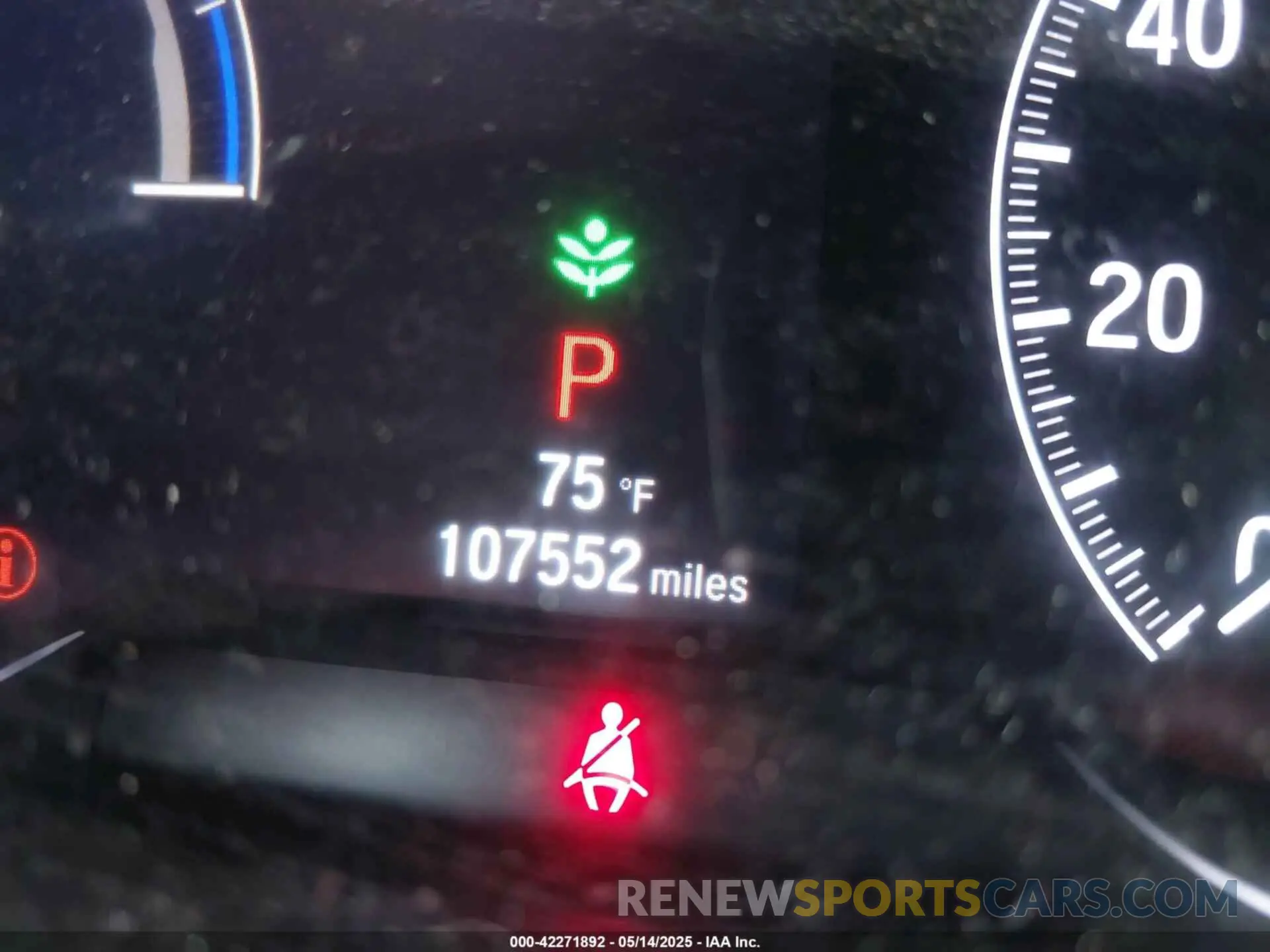 15 Photograph of a damaged car 1HGCV3F47KA009254 HONDA ACCORD HYBRID 2019
