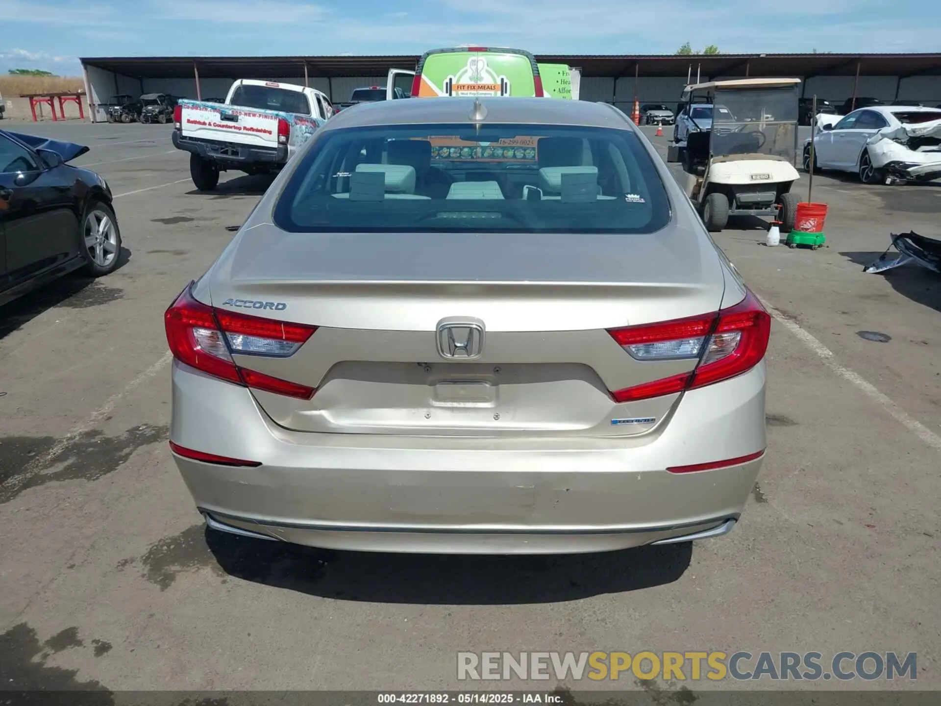16 Photograph of a damaged car 1HGCV3F47KA009254 HONDA ACCORD HYBRID 2019