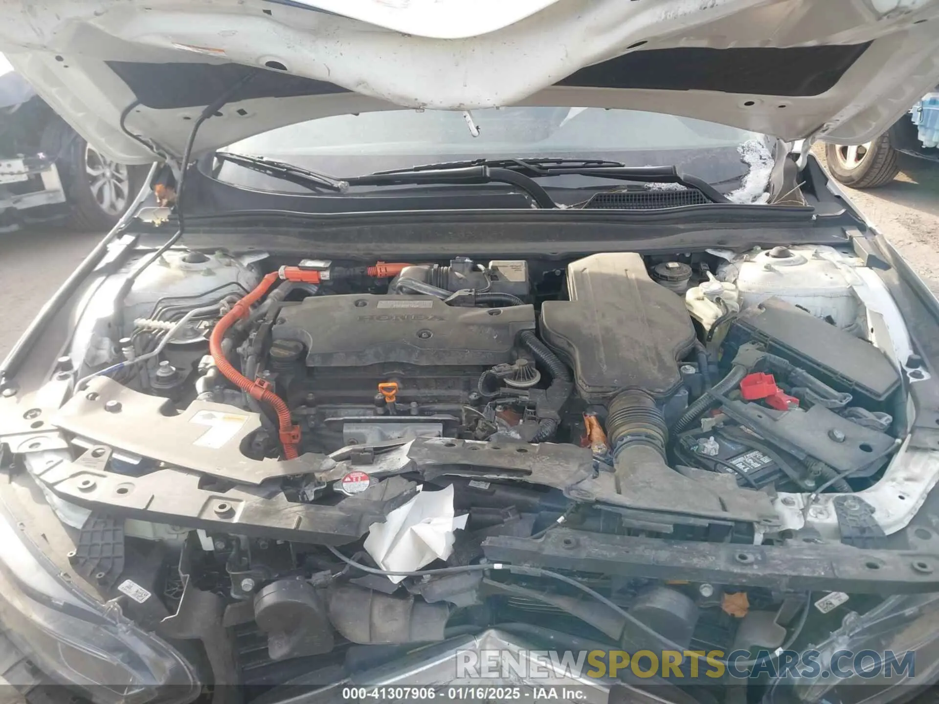 10 Photograph of a damaged car 1HGCV3F47KA016012 HONDA ACCORD HYBRID 2019