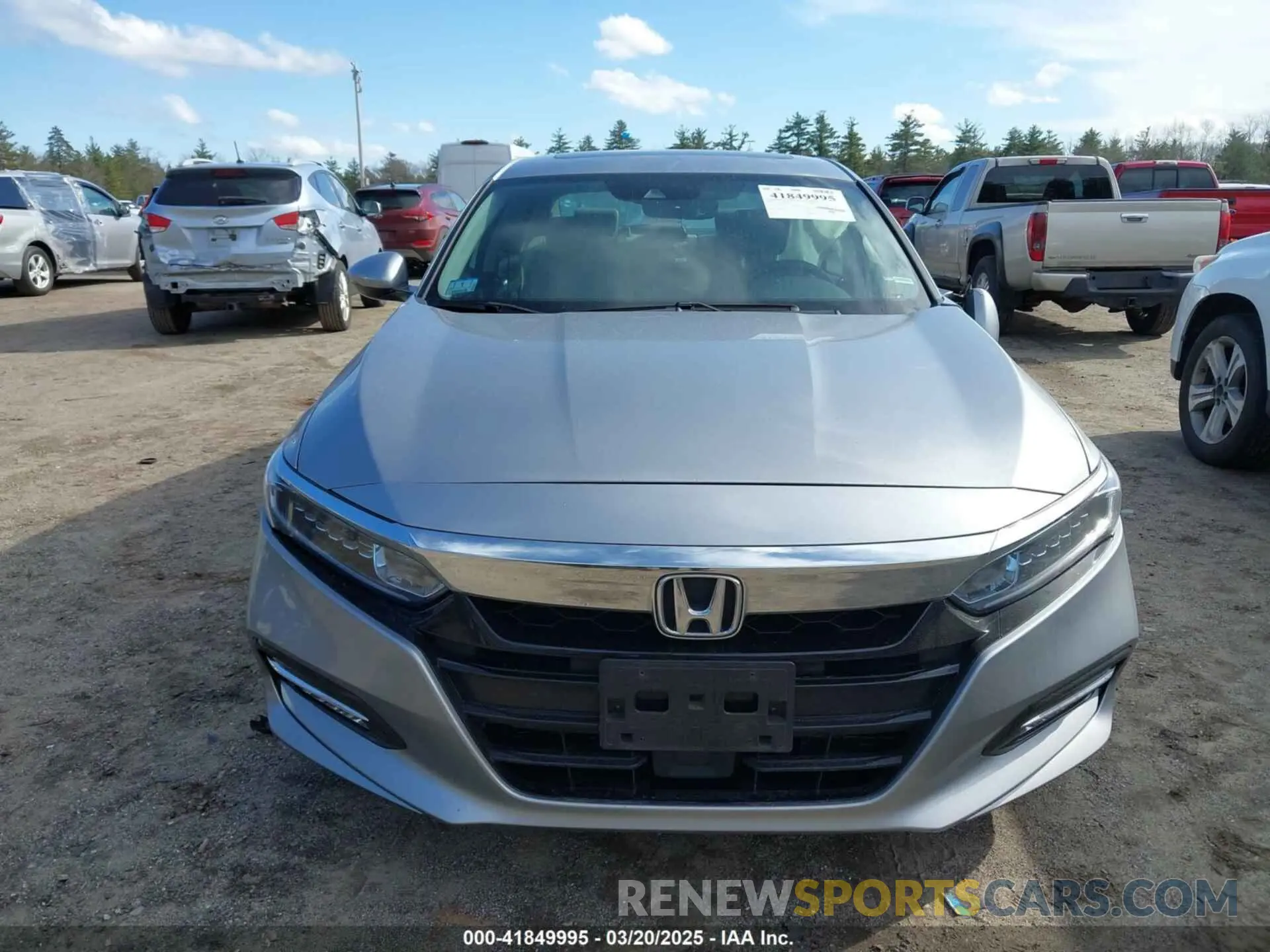 12 Photograph of a damaged car 1HGCV3F56KA001218 HONDA ACCORD HYBRID 2019