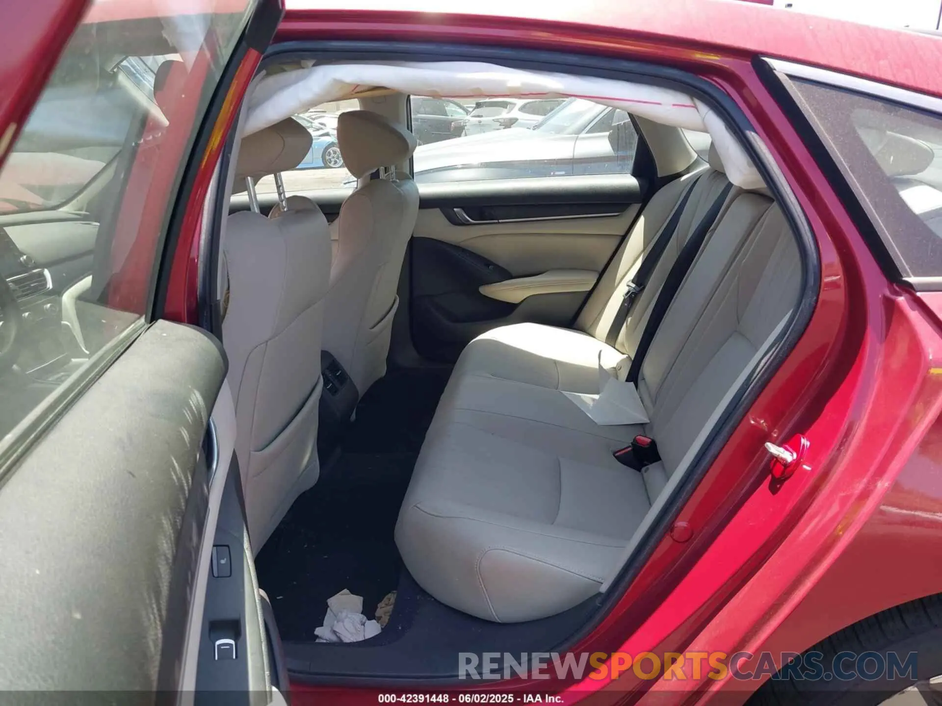 8 Photograph of a damaged car 1HGCV3F91KA000531 HONDA ACCORD HYBRID 2019