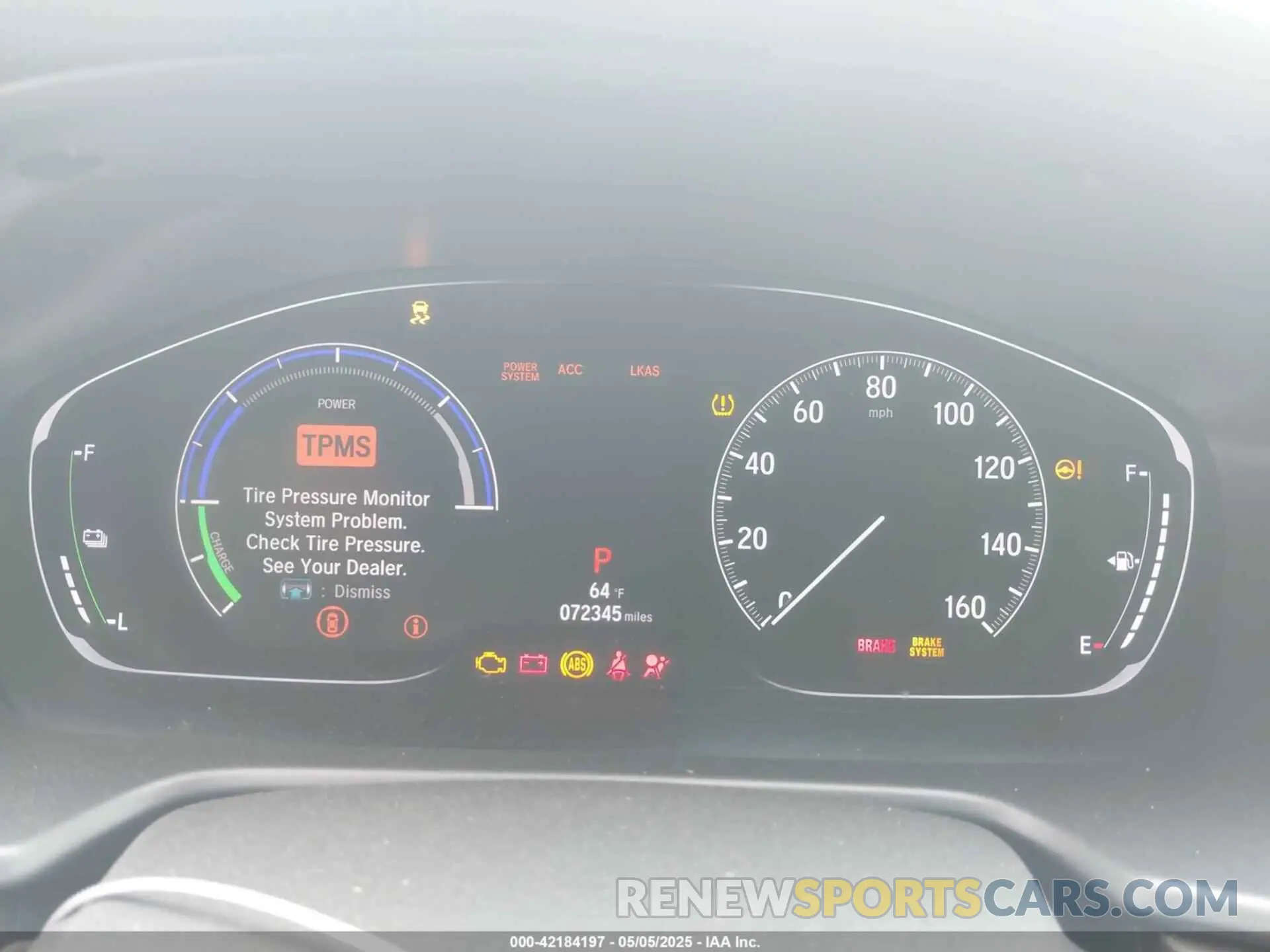 7 Photograph of a damaged car 1HGCV3F9XKA000284 HONDA ACCORD HYBRID 2019