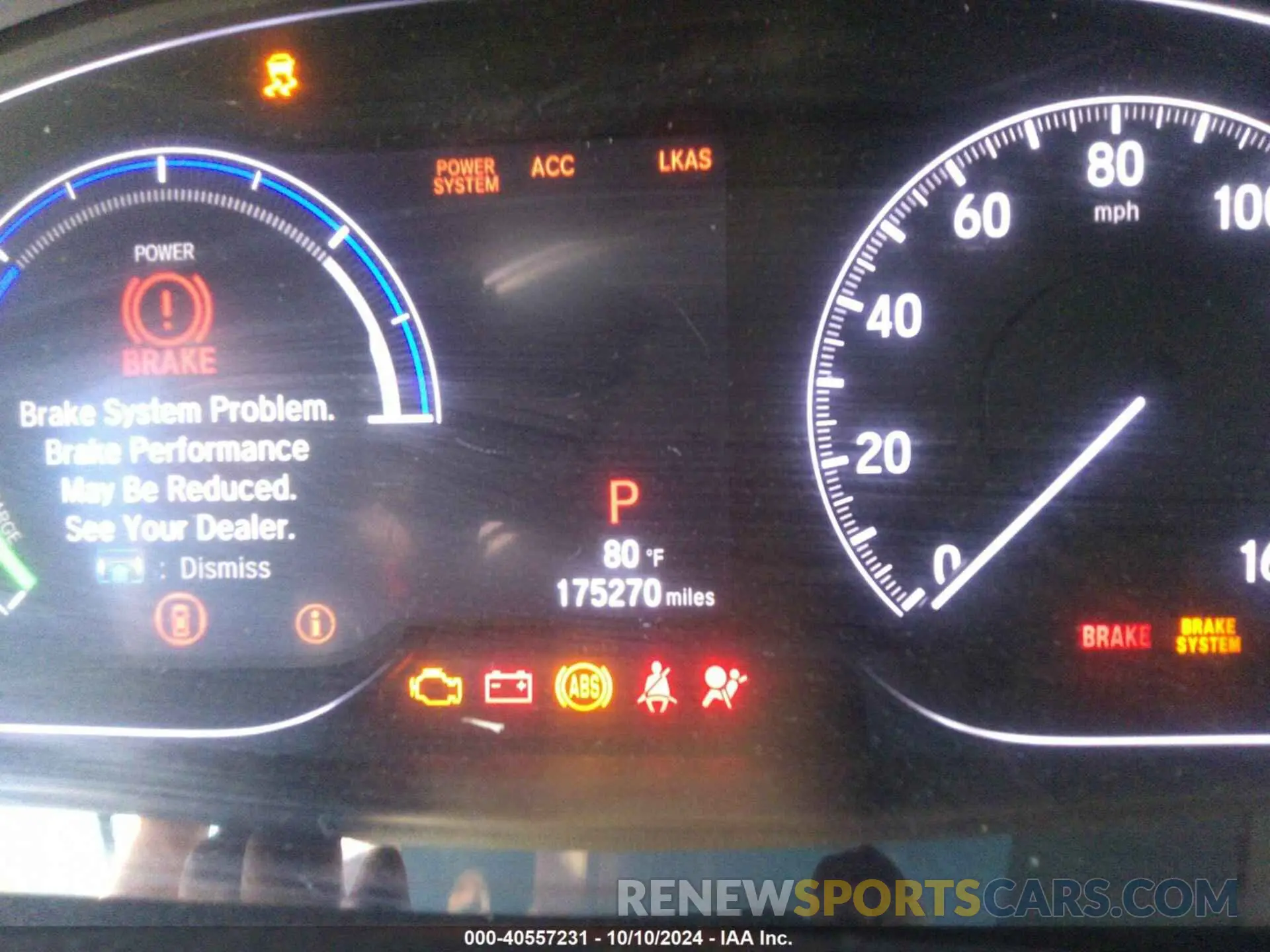 16 Photograph of a damaged car 1HGCV3F9XKA011477 HONDA ACCORD HYBRID 2019