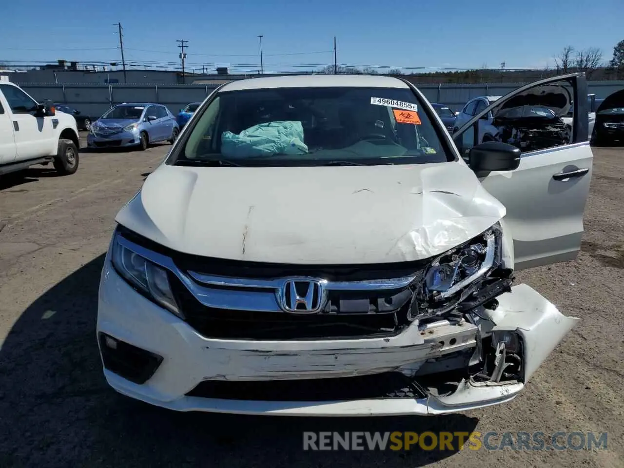 5 Photograph of a damaged car 5FNRL6H22KB016888 HONDA All Models 2019