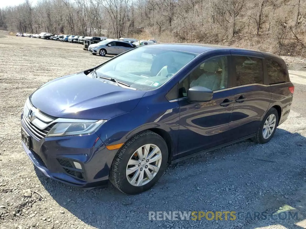 1 Photograph of a damaged car 5FNRL6H23KB045204 HONDA All Models 2019