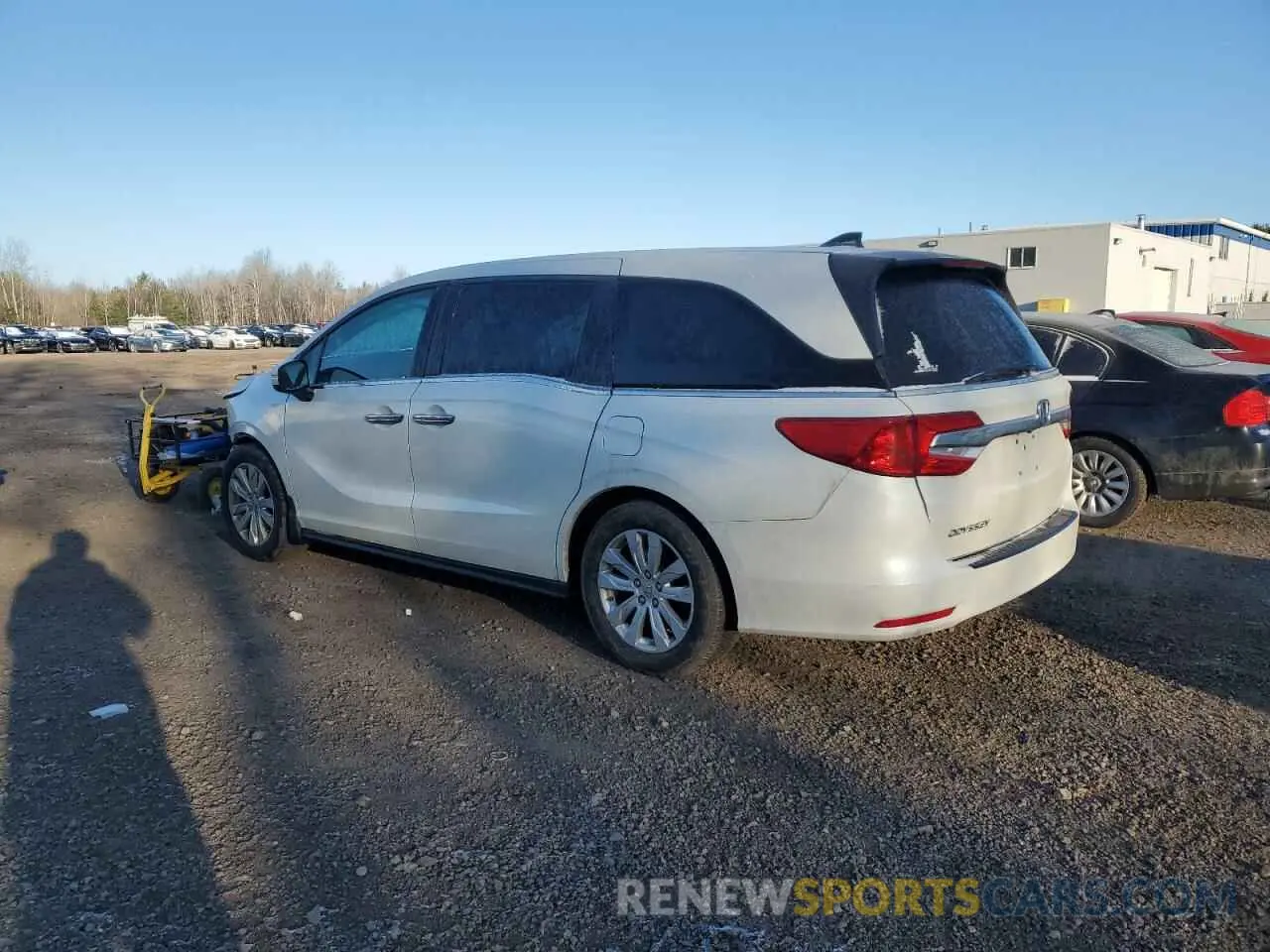 2 Photograph of a damaged car 5FNRL6H25KB500389 HONDA All Models 2019