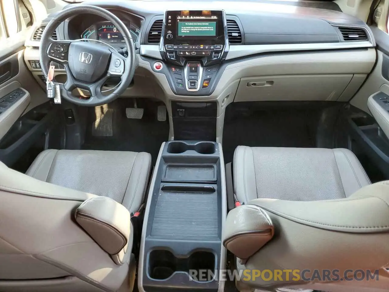 8 Photograph of a damaged car 5FNRL6H54KB033752 HONDA All Models 2019