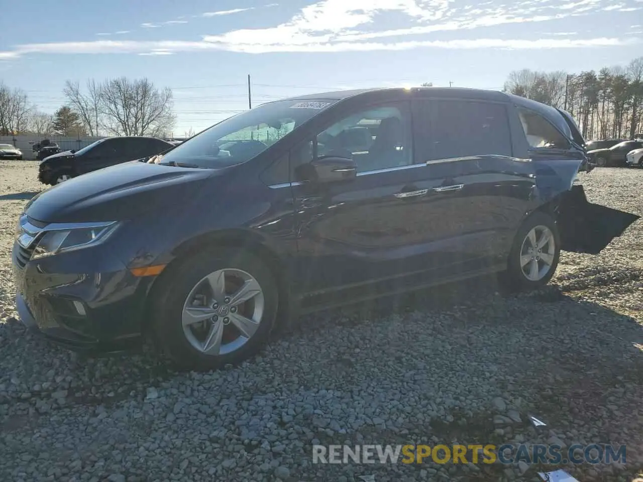 1 Photograph of a damaged car 5FNRL6H55KB083253 HONDA All Models 2019