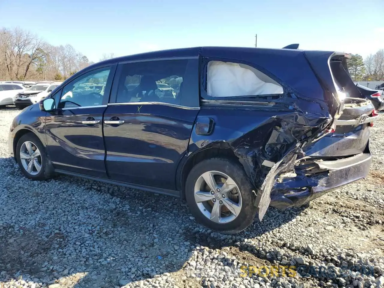 2 Photograph of a damaged car 5FNRL6H55KB083253 HONDA All Models 2019