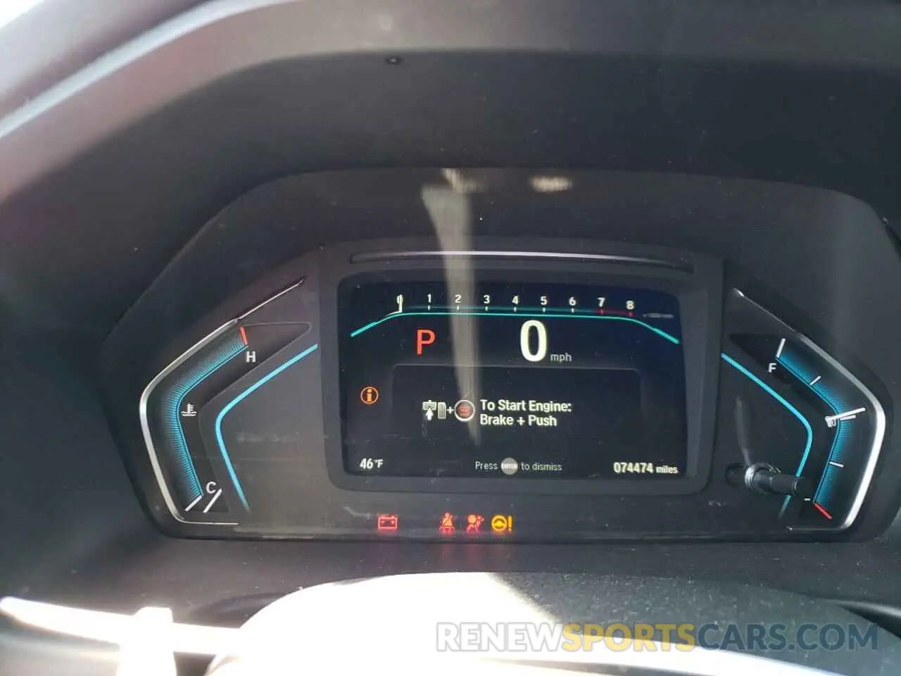 9 Photograph of a damaged car 5FNRL6H55KB083253 HONDA All Models 2019