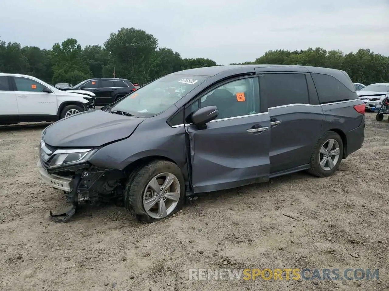 1 Photograph of a damaged car 5FNRL6H55KB122830 HONDA All Models 2019