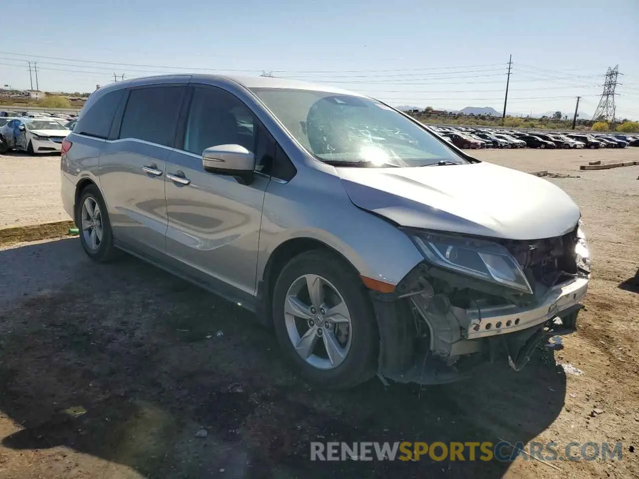 4 Photograph of a damaged car 5FNRL6H56KB053887 HONDA All Models 2019