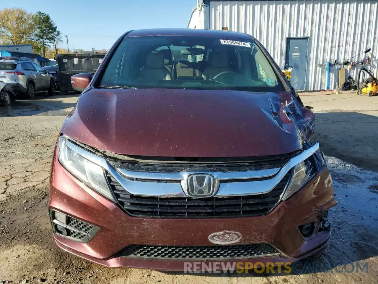5 Photograph of a damaged car 5FNRL6H57KB087417 HONDA All Models 2019
