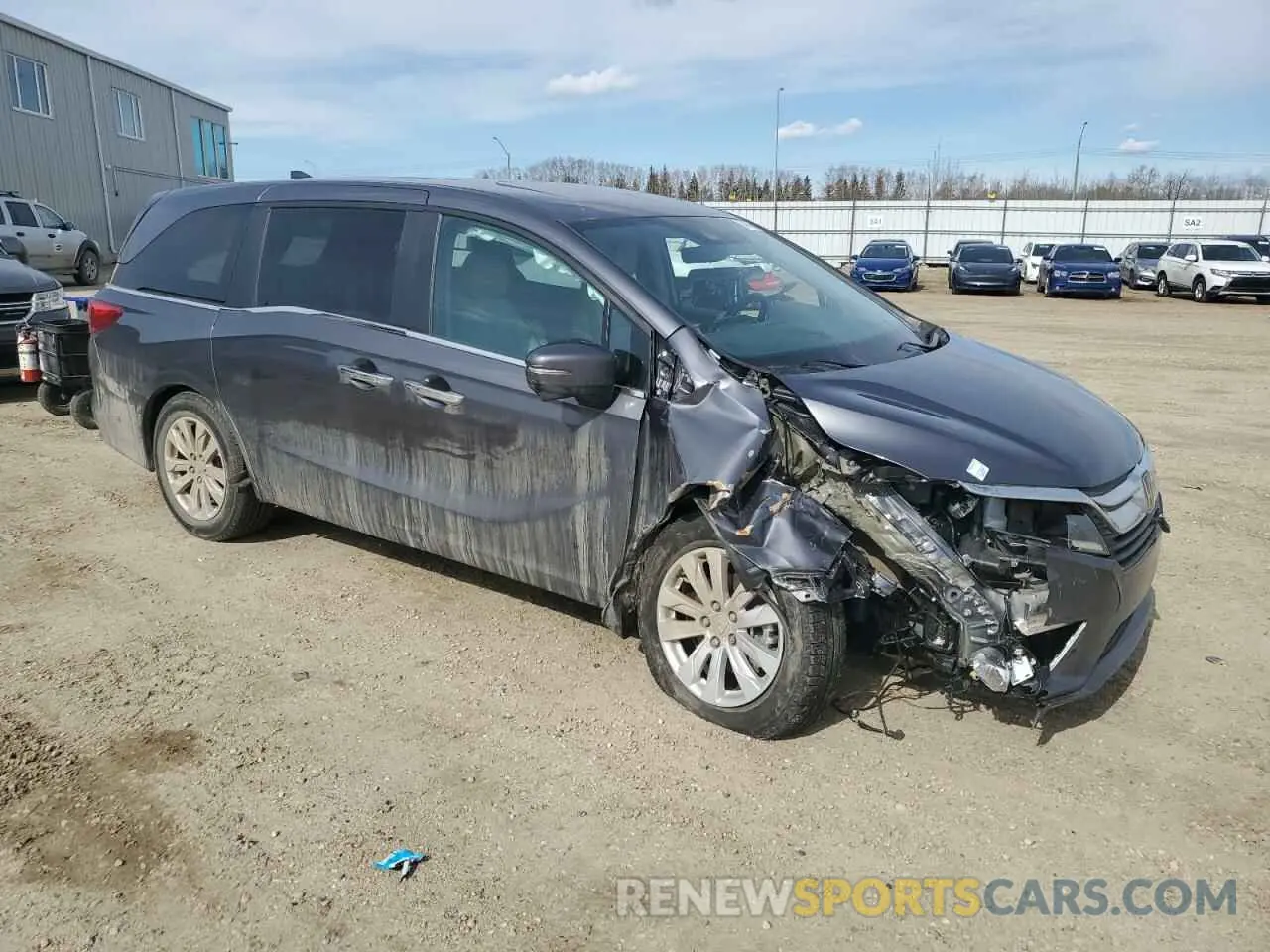 4 Photograph of a damaged car 5FNRL6H61KB511568 HONDA All Models 2019