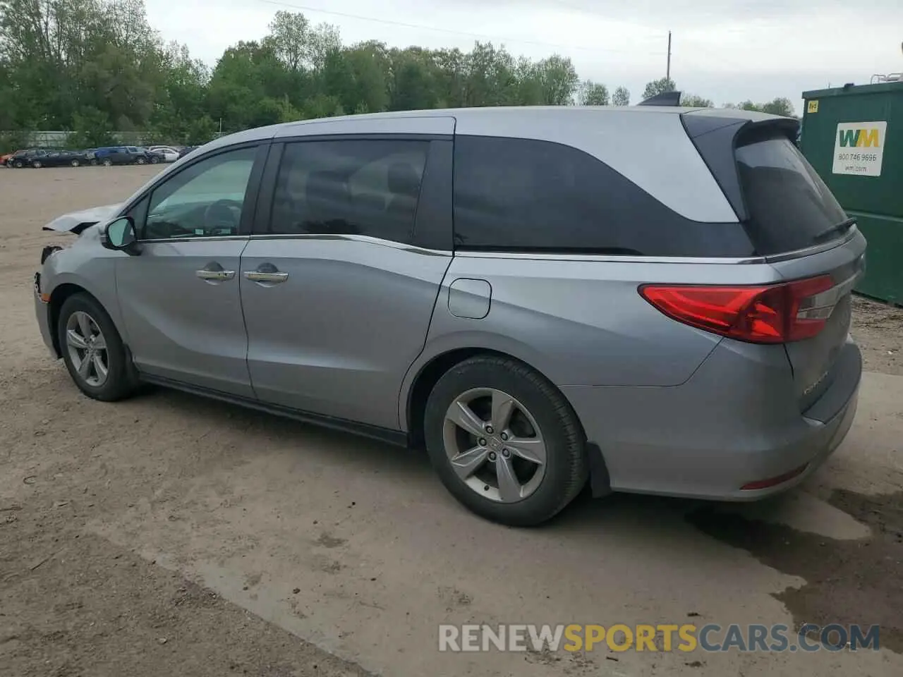 2 Photograph of a damaged car 5FNRL6H71KB001522 HONDA All Models 2019