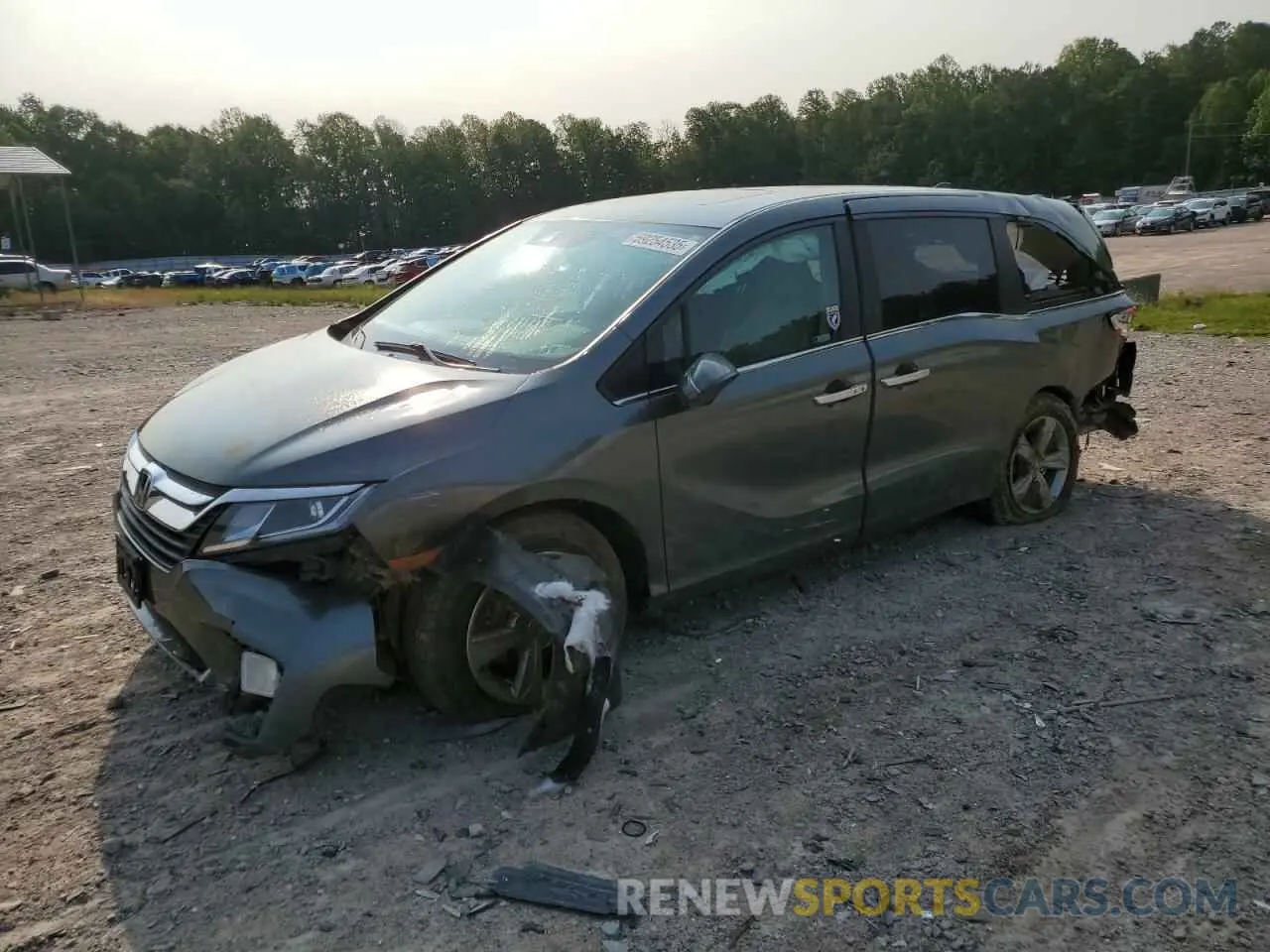 1 Photograph of a damaged car 5FNRL6H71KB032236 HONDA All Models 2019