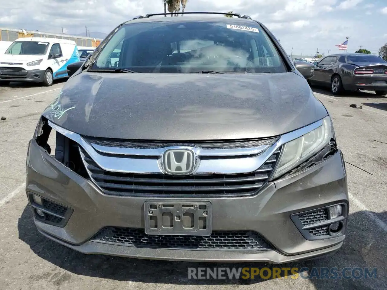 5 Photograph of a damaged car 5FNRL6H71KB066628 HONDA All Models 2019