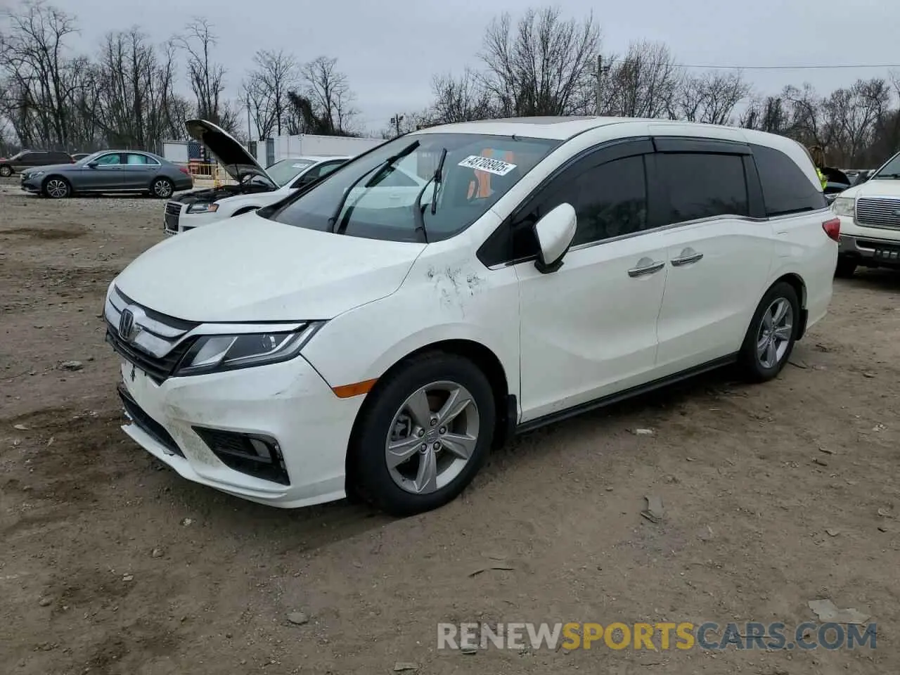 1 Photograph of a damaged car 5FNRL6H71KB072929 HONDA All Models 2019