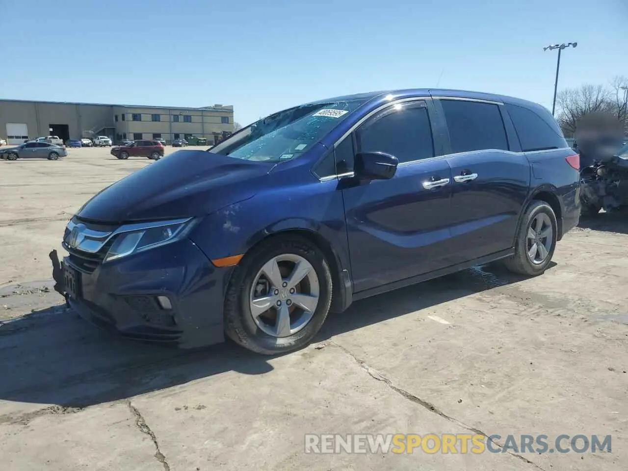 1 Photograph of a damaged car 5FNRL6H71KB136550 HONDA All Models 2019