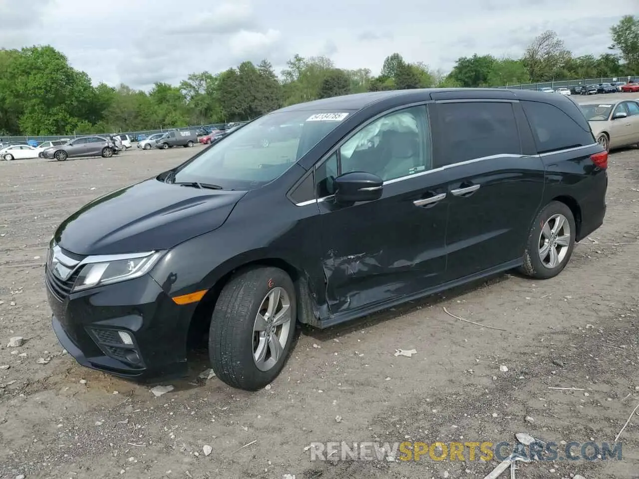 1 Photograph of a damaged car 5FNRL6H72KB018507 HONDA All Models 2019