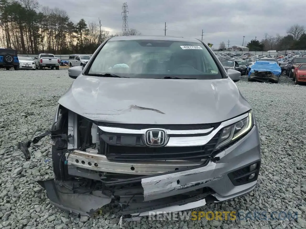 5 Photograph of a damaged car 5FNRL6H72KB036411 HONDA All Models 2019