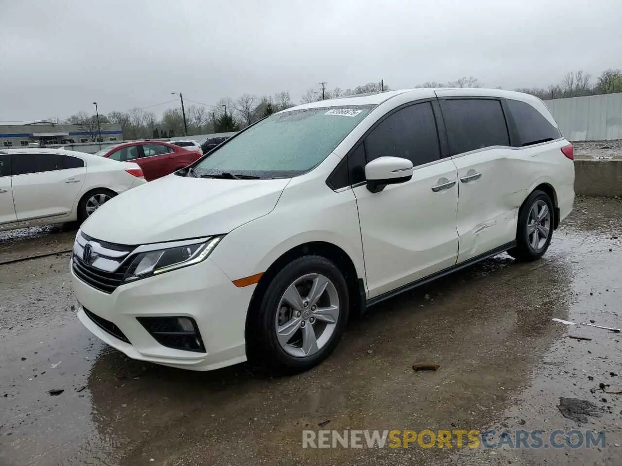 1 Photograph of a damaged car 5FNRL6H73KB057624 HONDA All Models 2019
