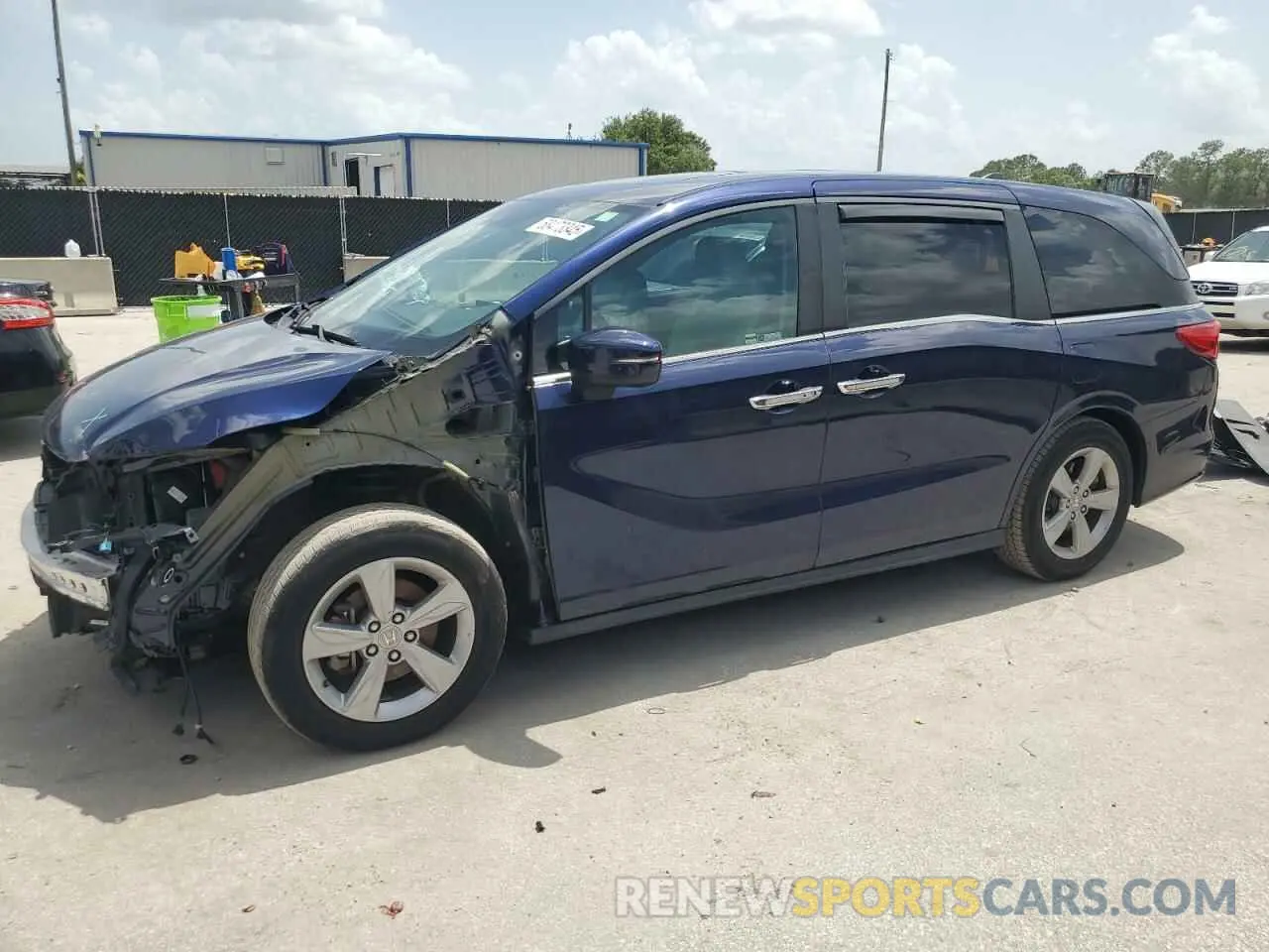 1 Photograph of a damaged car 5FNRL6H73KB073970 HONDA All Models 2019