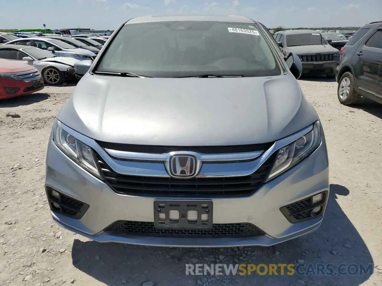 5 Photograph of a damaged car 5FNRL6H73KB129020 HONDA All Models 2019