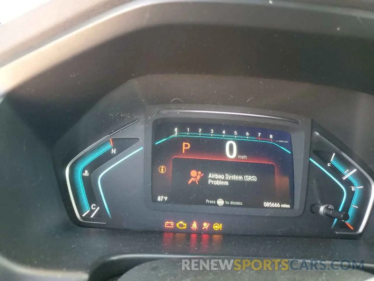 9 Photograph of a damaged car 5FNRL6H74KB026334 HONDA All Models 2019