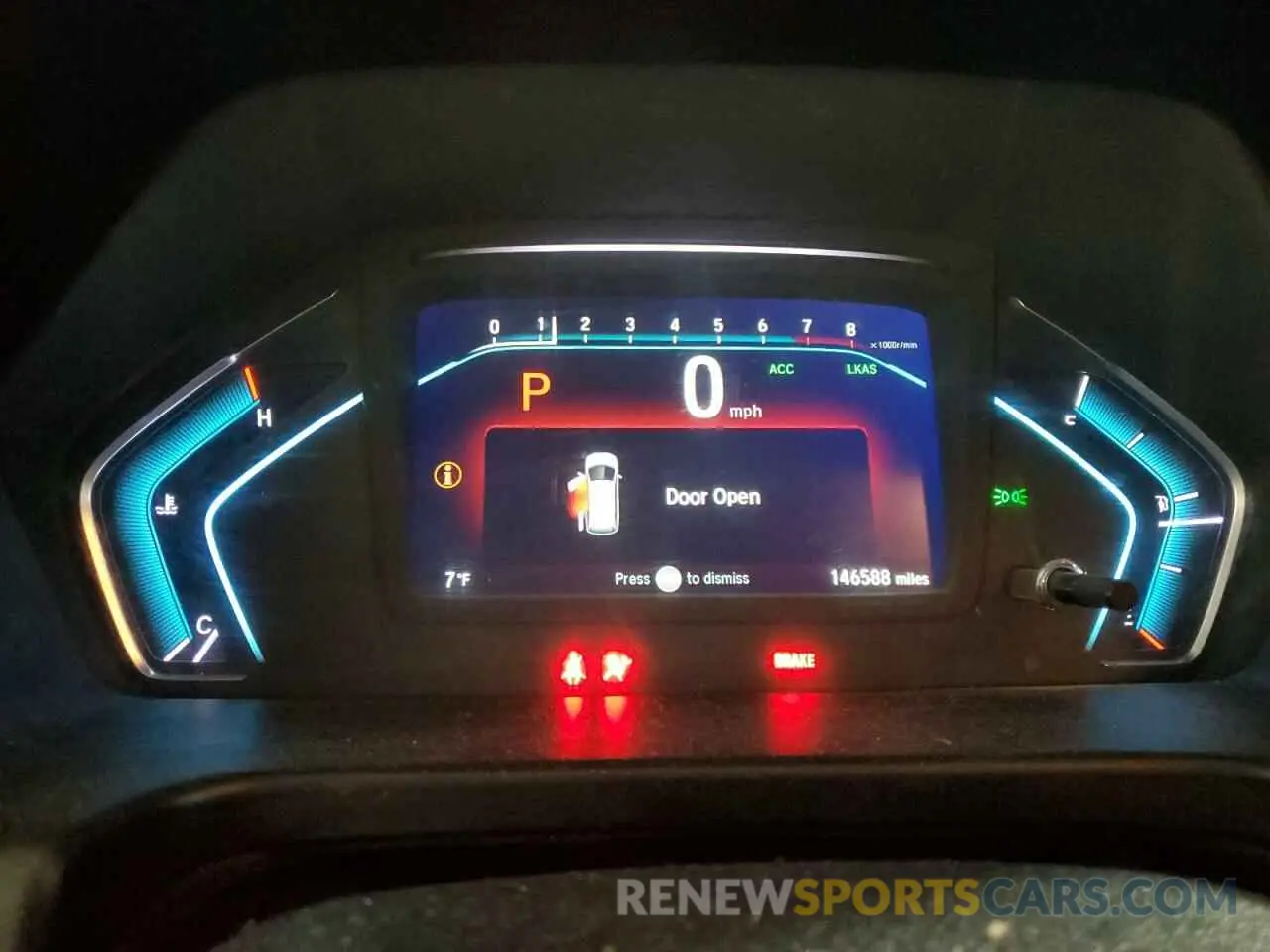 9 Photograph of a damaged car 5FNRL6H74KB028844 HONDA All Models 2019