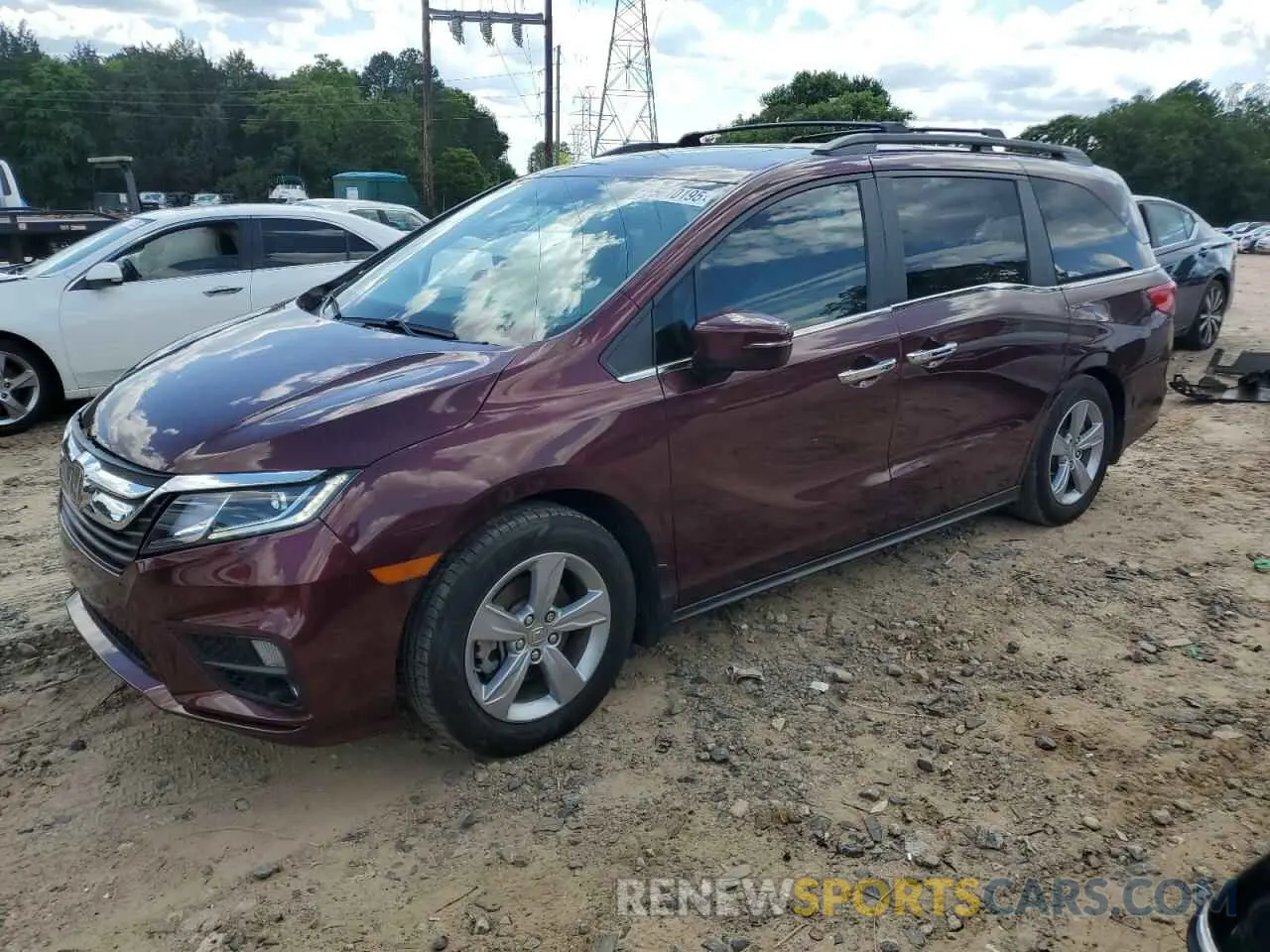 1 Photograph of a damaged car 5FNRL6H74KB030545 HONDA All Models 2019