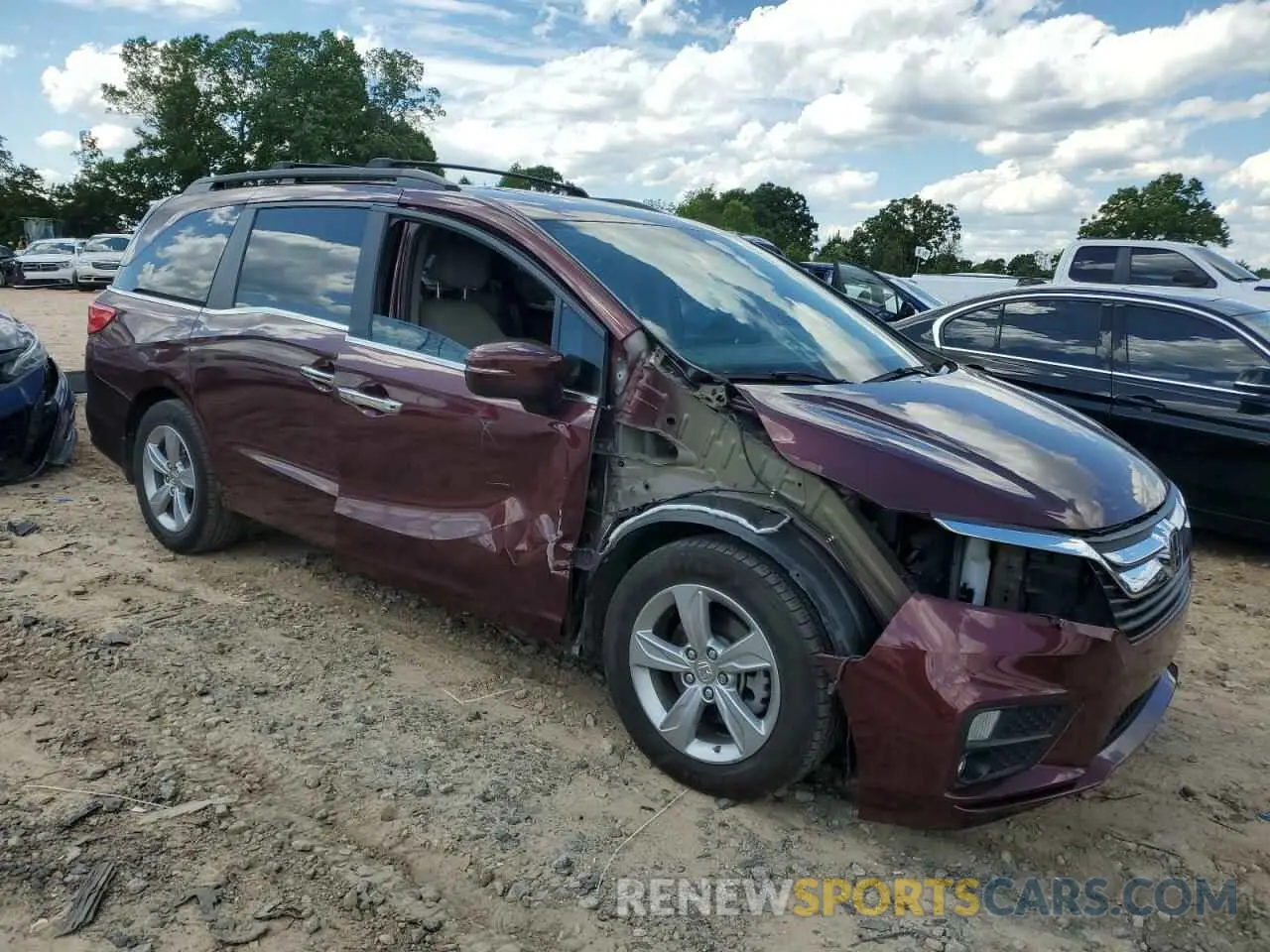 4 Photograph of a damaged car 5FNRL6H74KB030545 HONDA All Models 2019