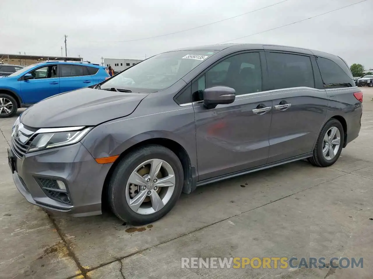 1 Photograph of a damaged car 5FNRL6H74KB069409 HONDA All Models 2019