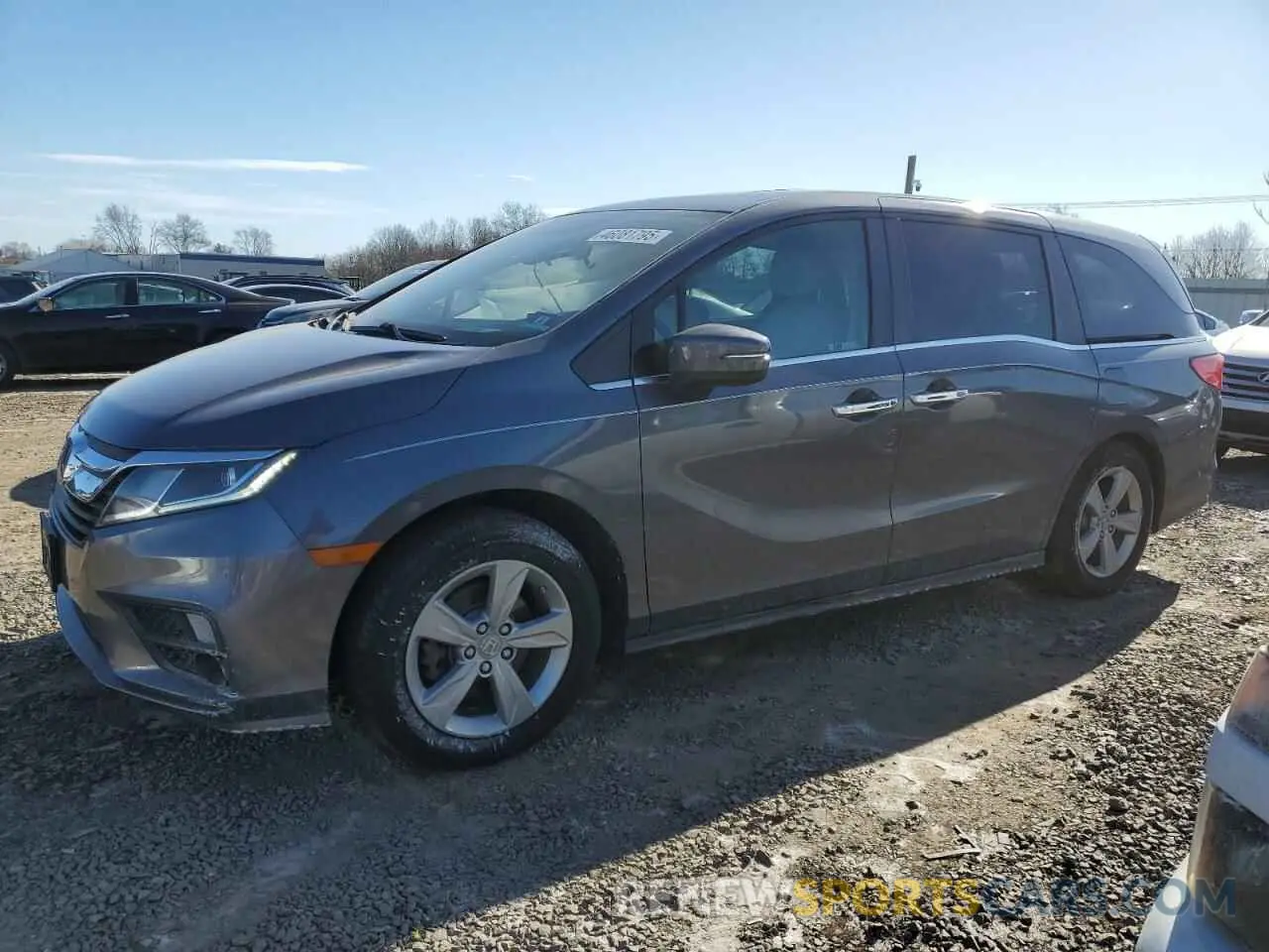 1 Photograph of a damaged car 5FNRL6H74KB073086 HONDA All Models 2019